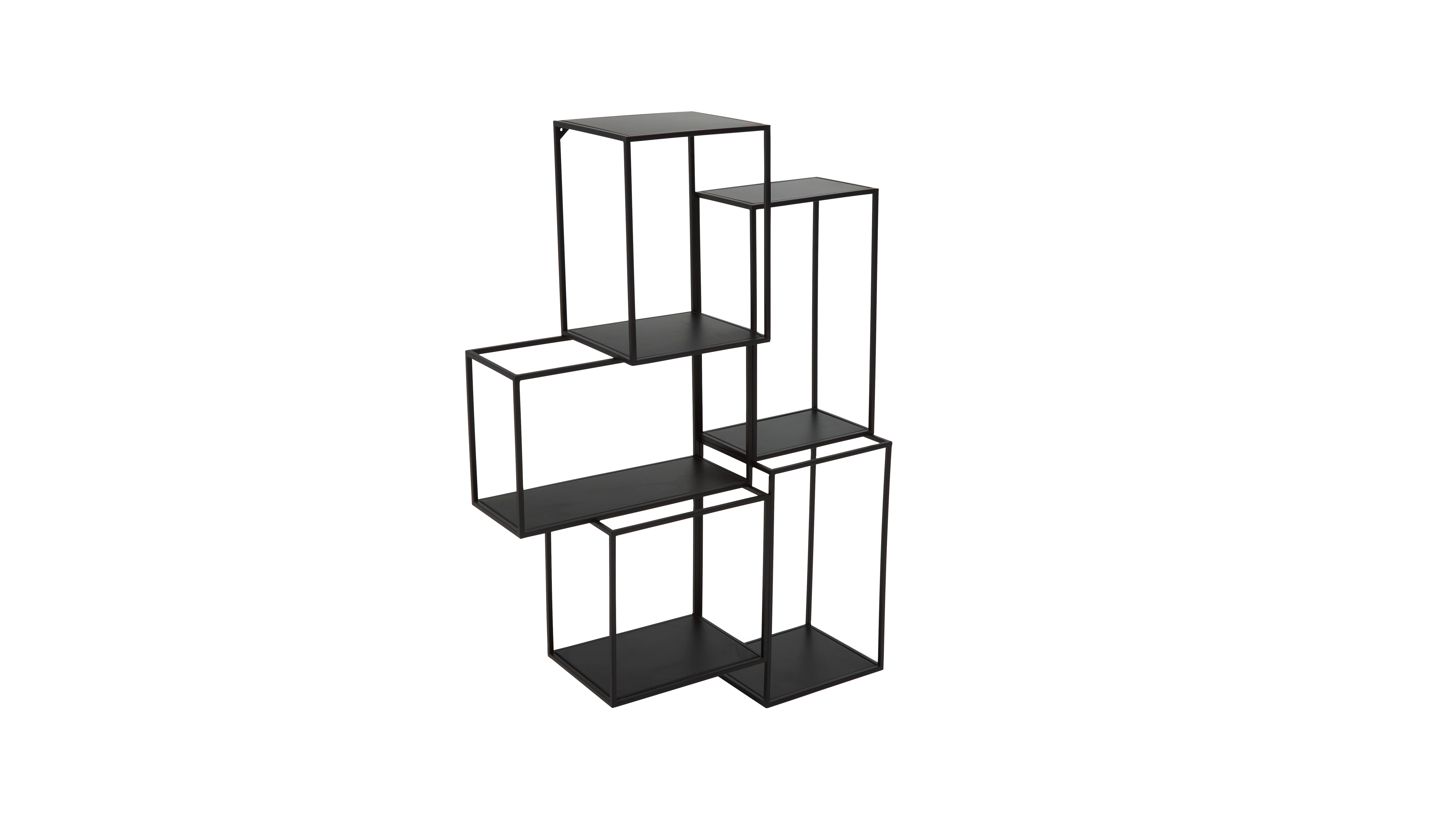 black crosley wall shelf