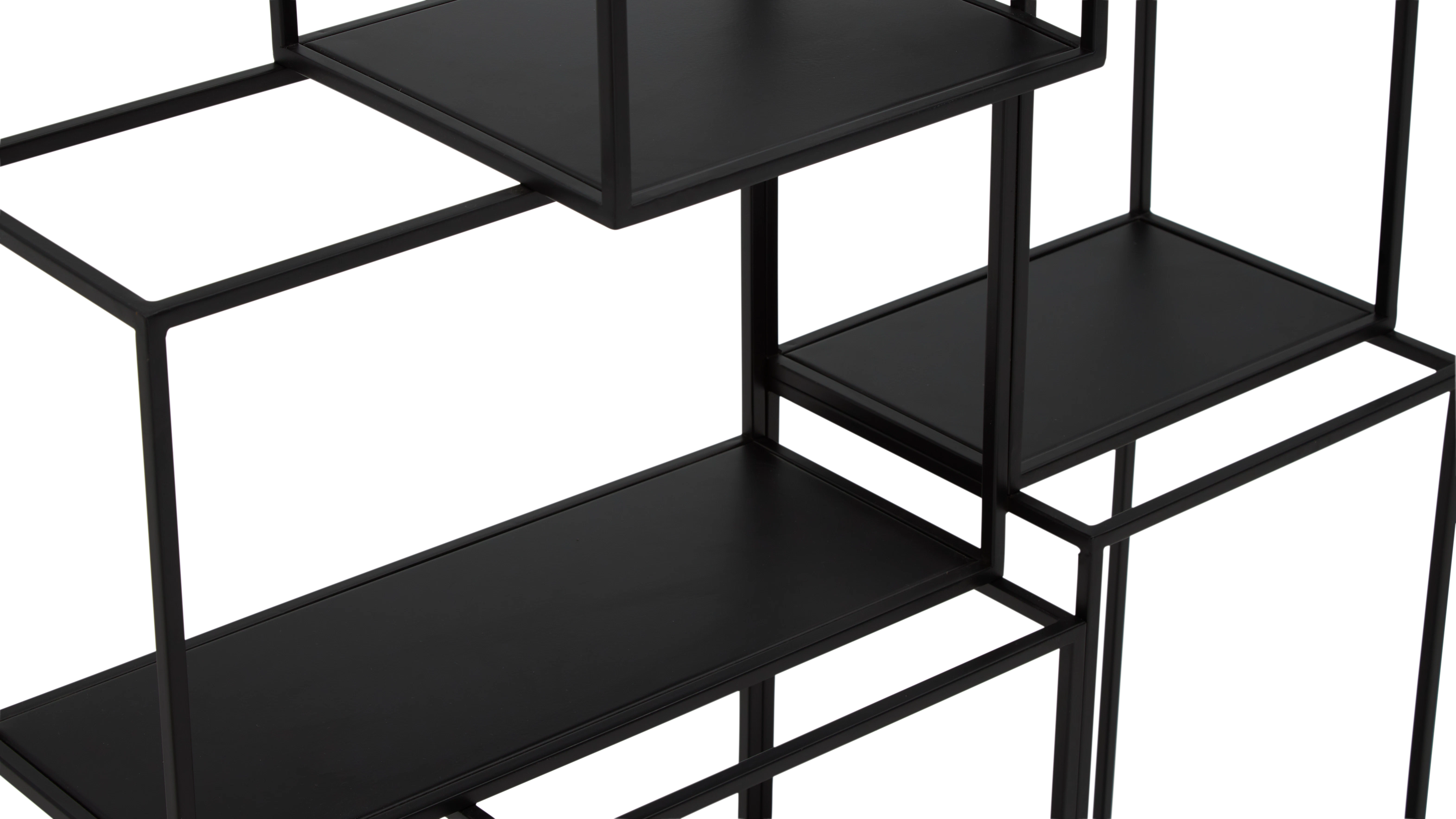 black crosley wall shelf