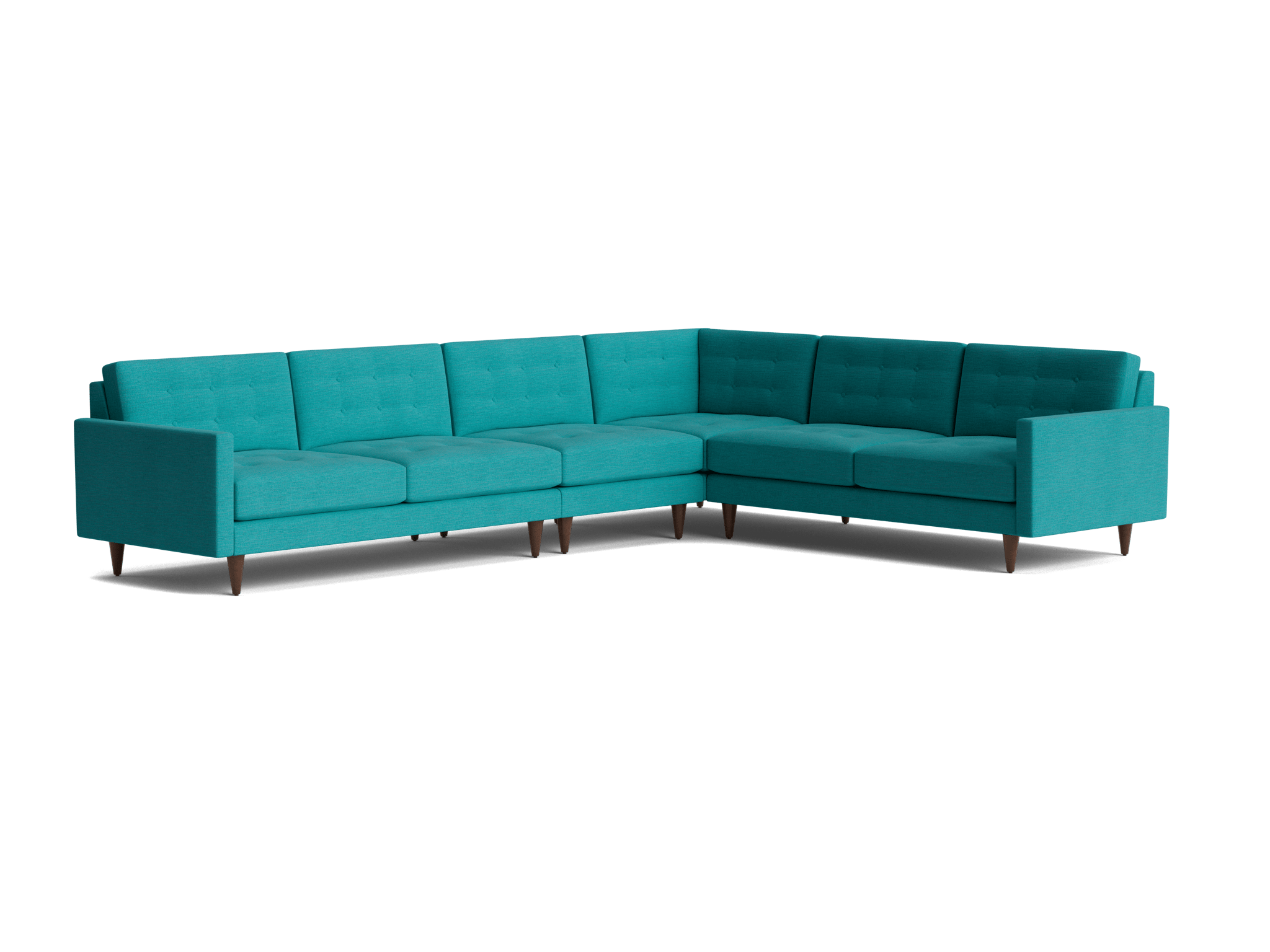 eliot sectional %284 piece%29 lucky turquoise