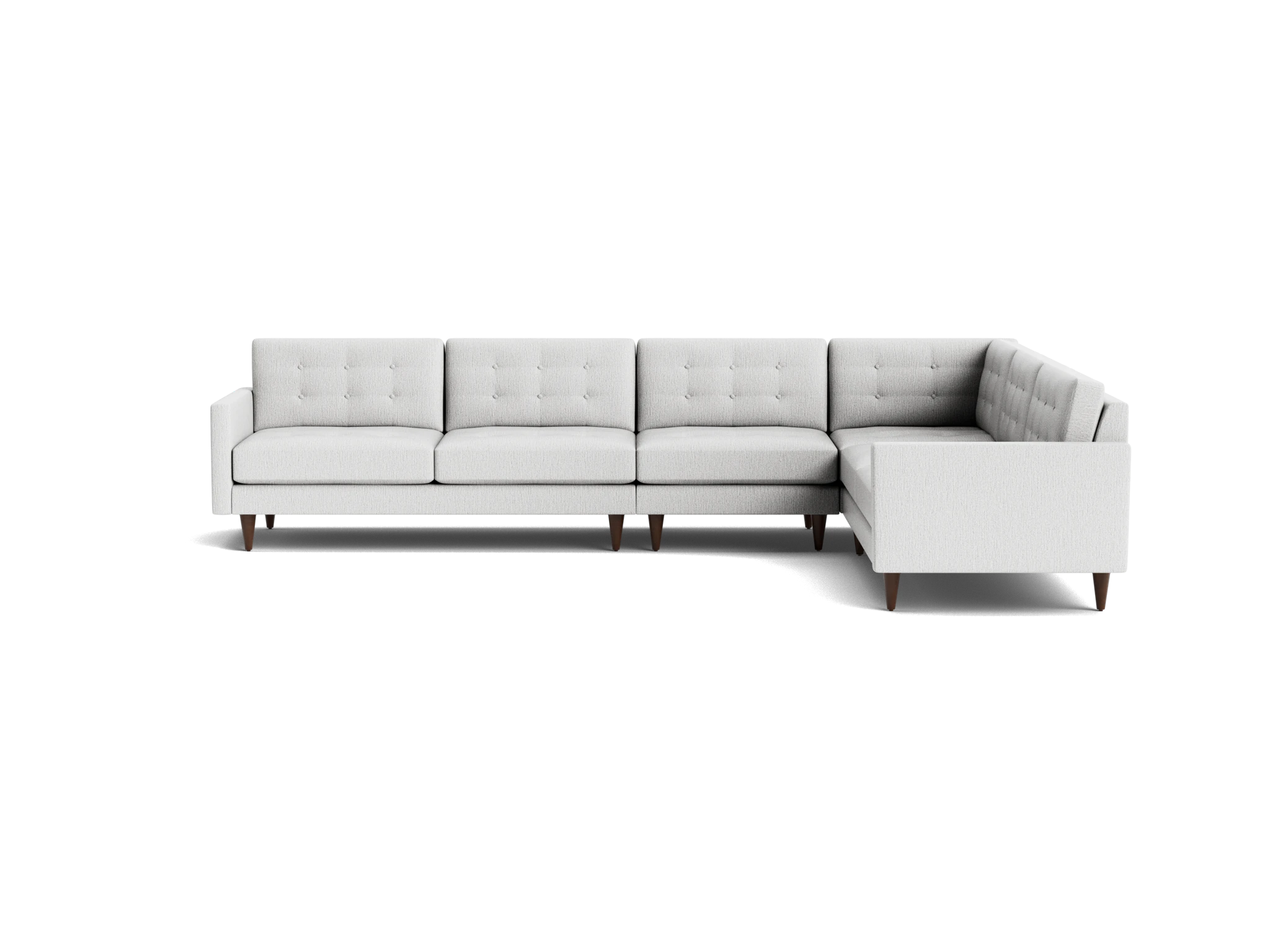 eliot sectional %284 piece%29 sunbrella premier fog