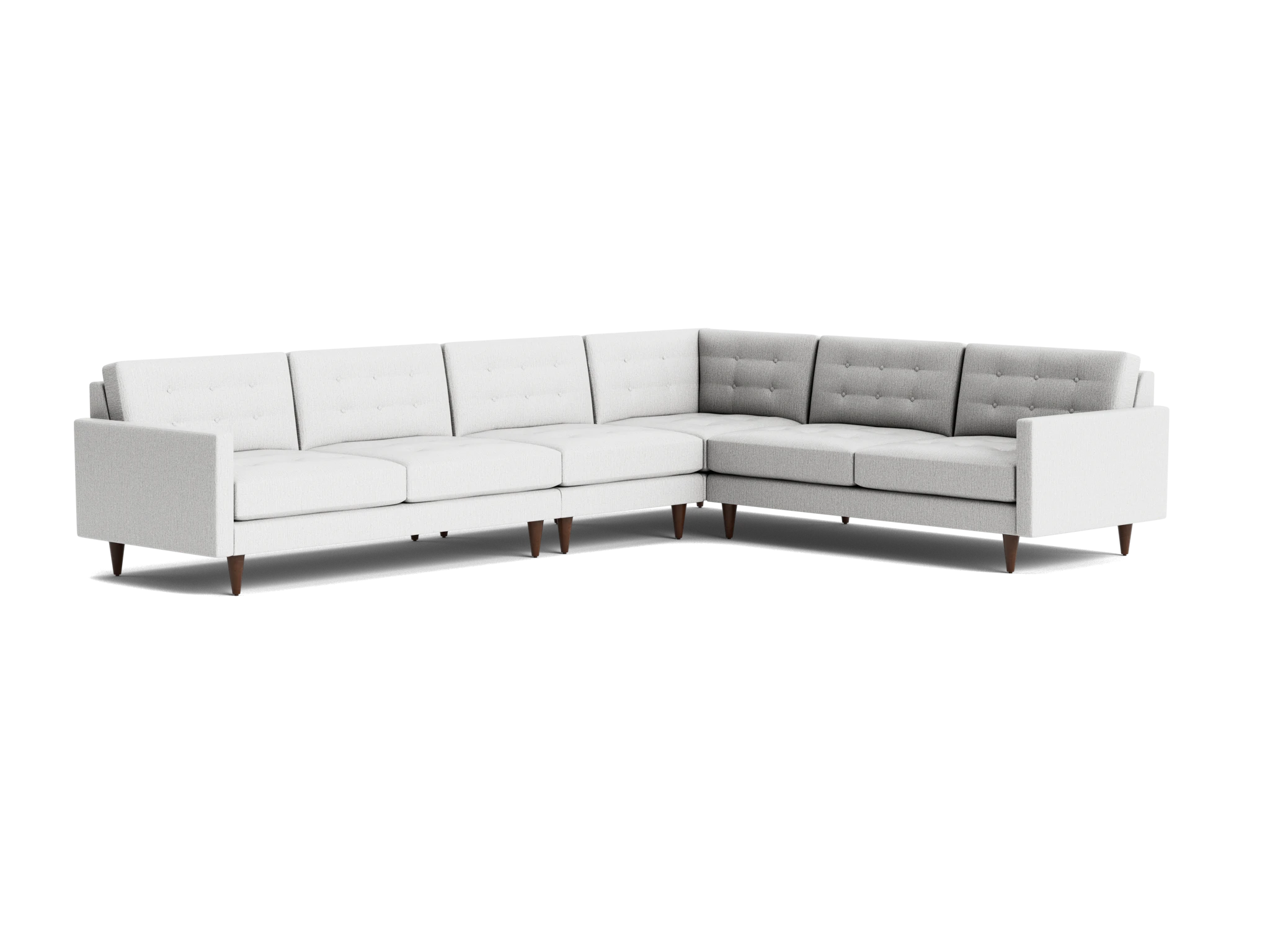 eliot sectional %284 piece%29 sunbrella premier fog