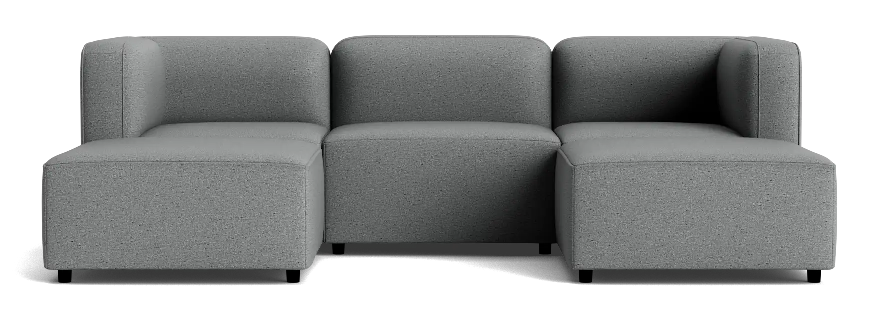 logan modular chaise sectional essence ash