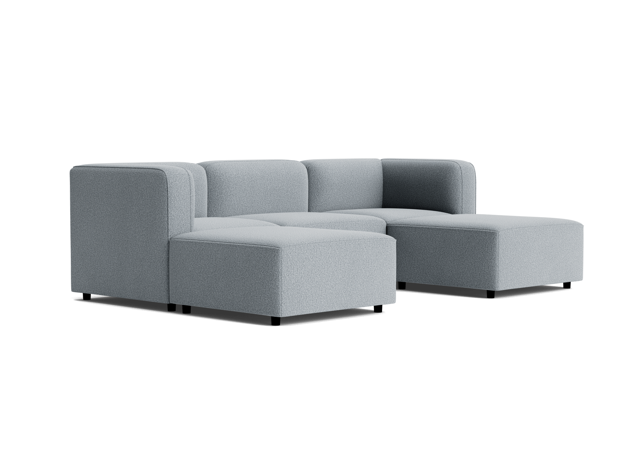 logan modular chaise sectional synergy pewter