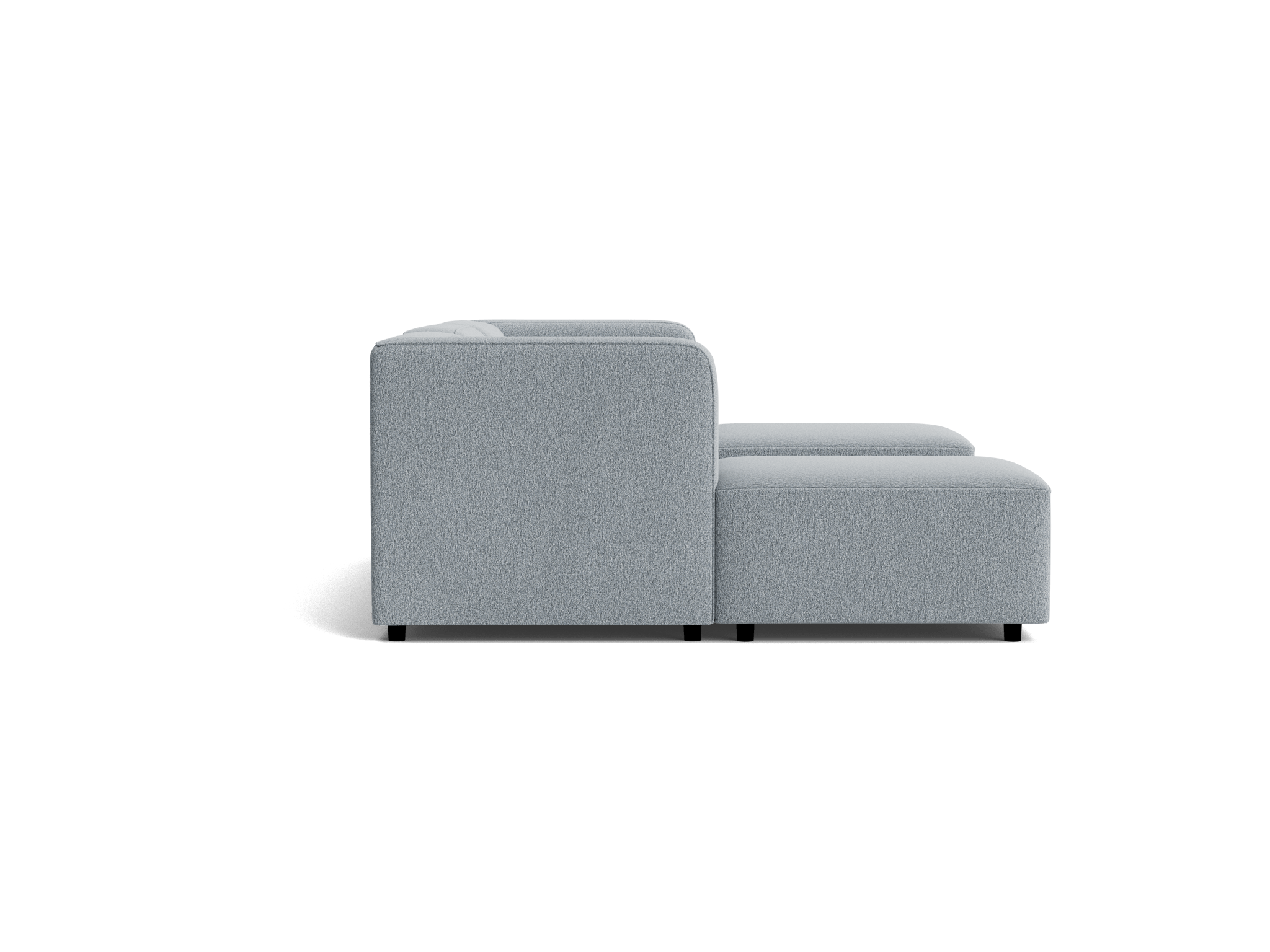 logan modular chaise sectional synergy pewter