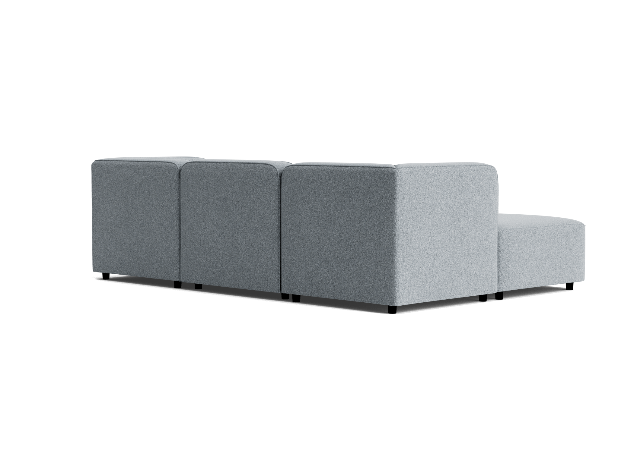 logan modular chaise sectional synergy pewter