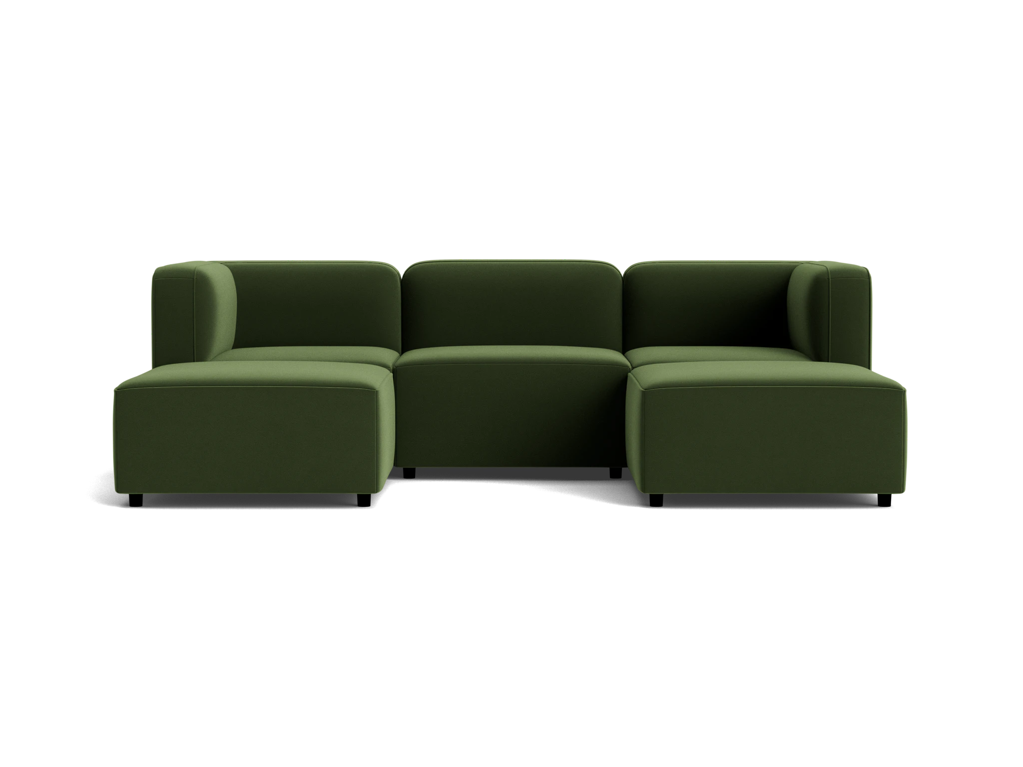 logan modular chaise sectional royale forest