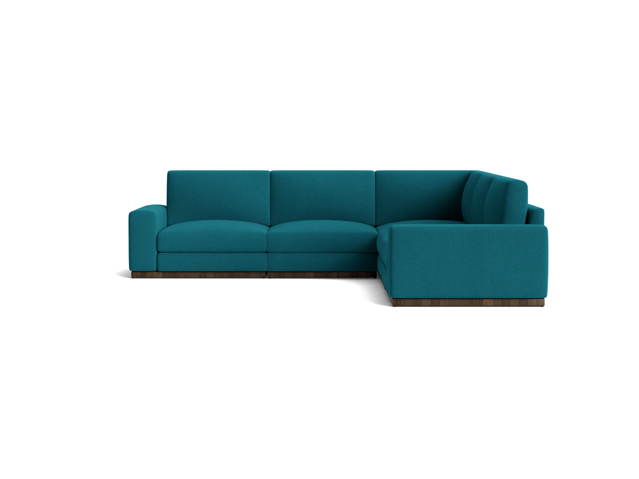 holt modular corner sectional key largo zenith teal