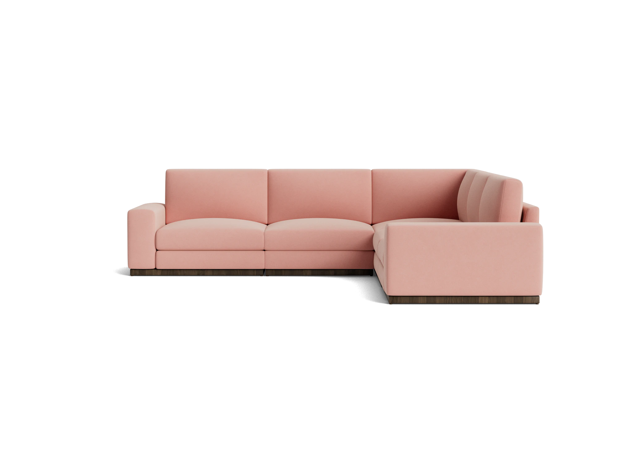 holt modular corner sectional royale blush