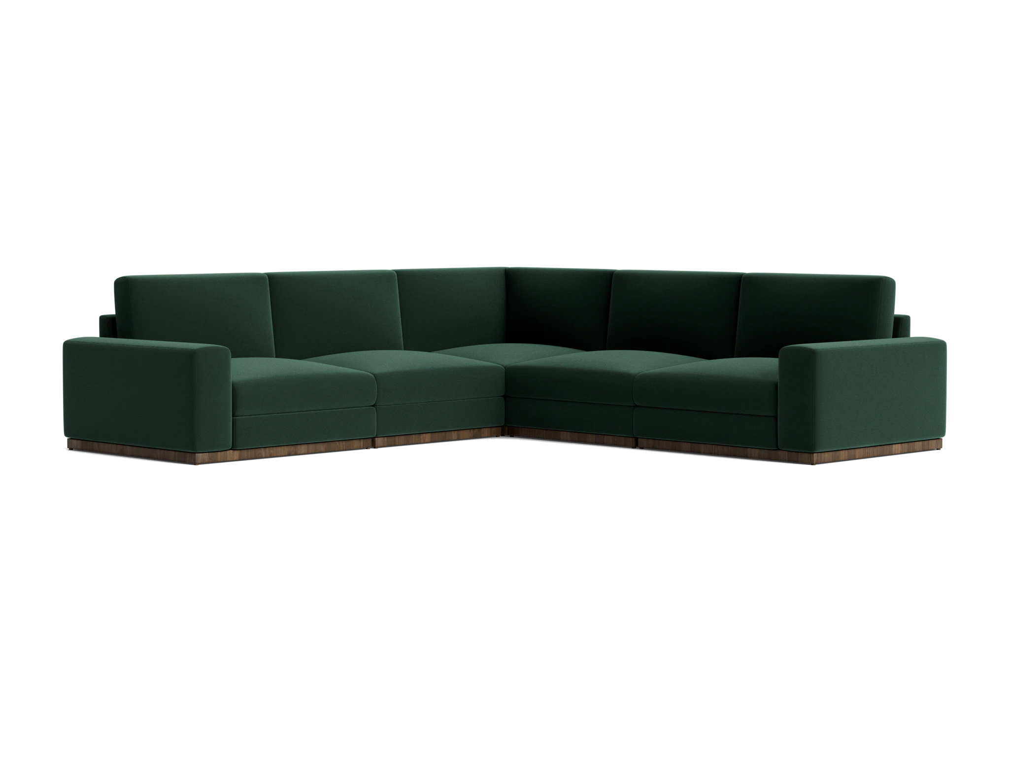 holt modular corner sectional royale evergreen