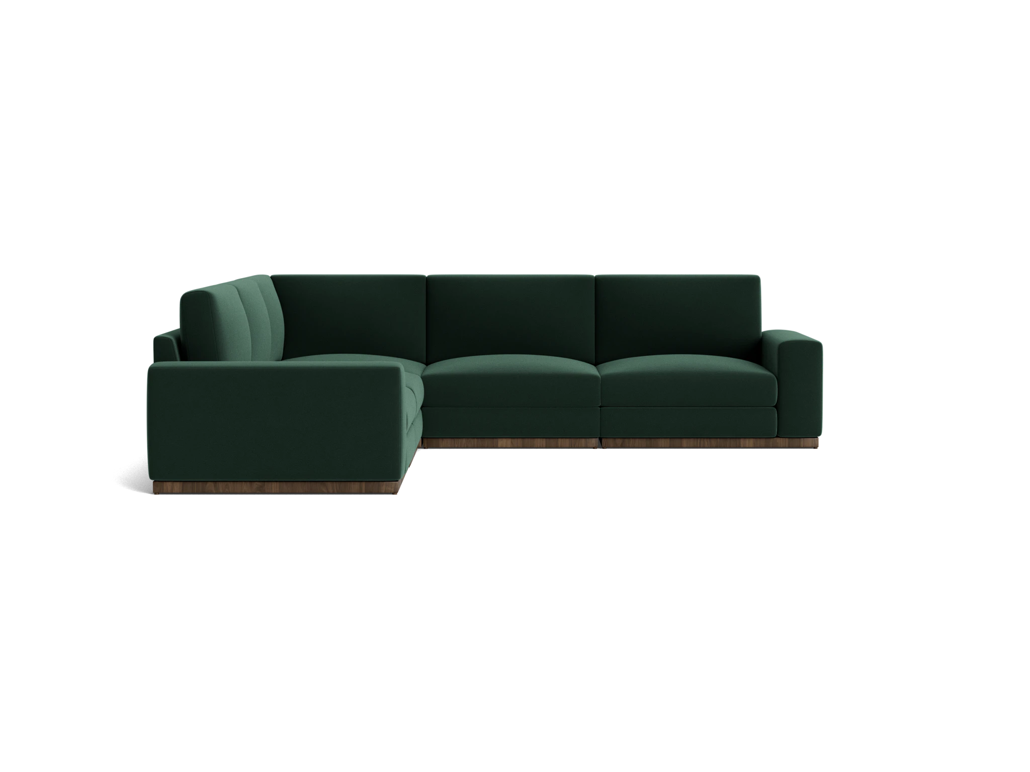 holt modular corner sectional royale evergreen