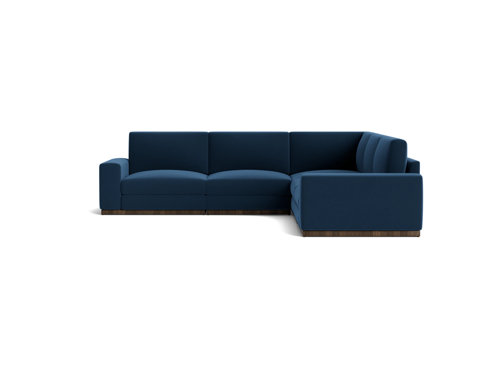 holt modular corner sectional royale cobalt