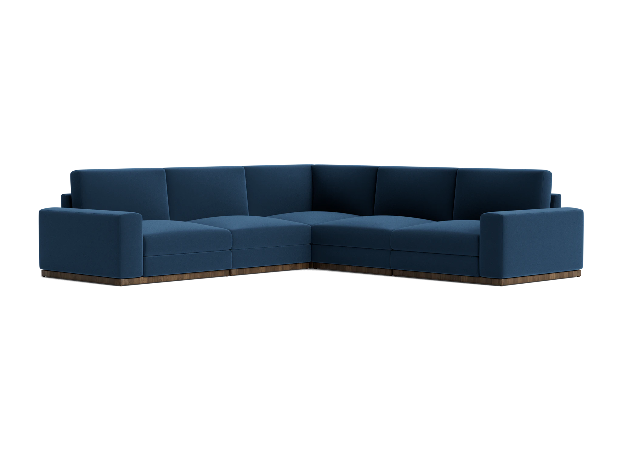 holt modular corner sectional royale cobalt