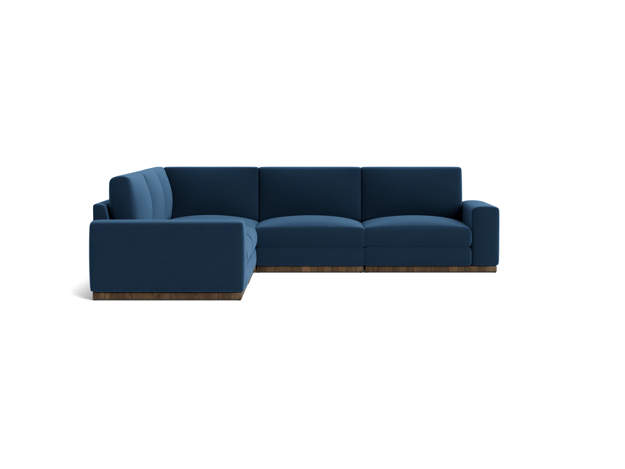 holt modular corner sectional royale cobalt