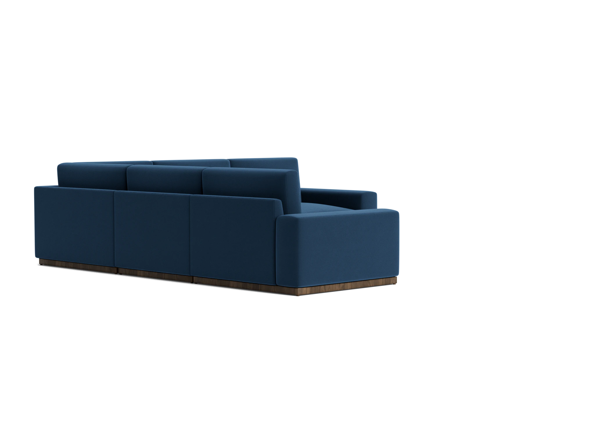 holt modular corner sectional royale cobalt