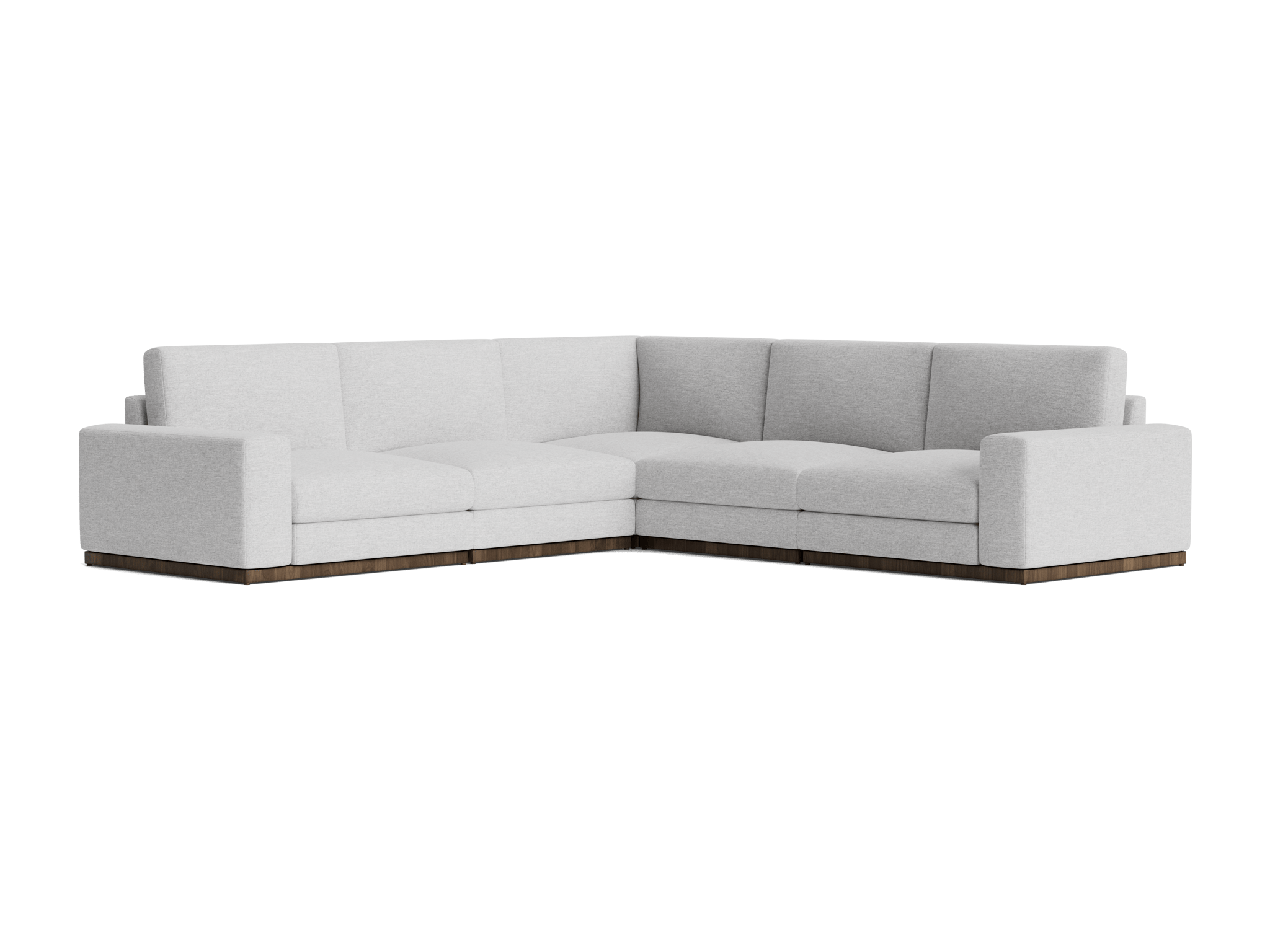 holt modular corner sectional milo dove
