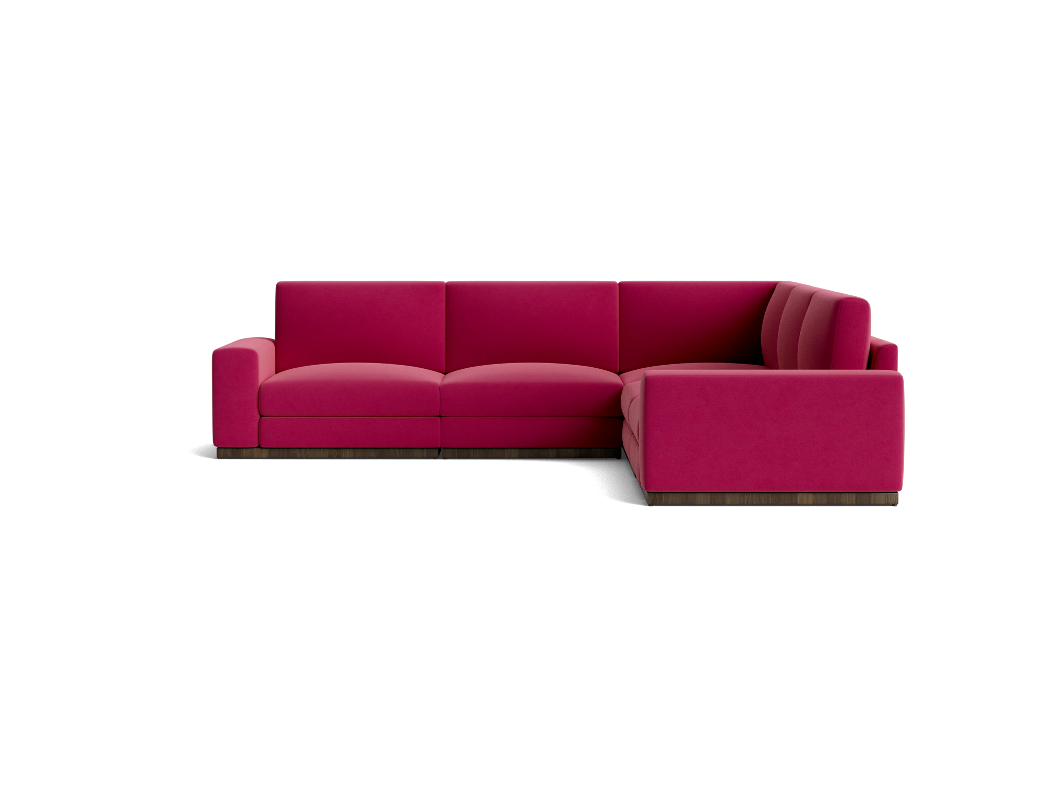 holt modular corner sectional royale berry