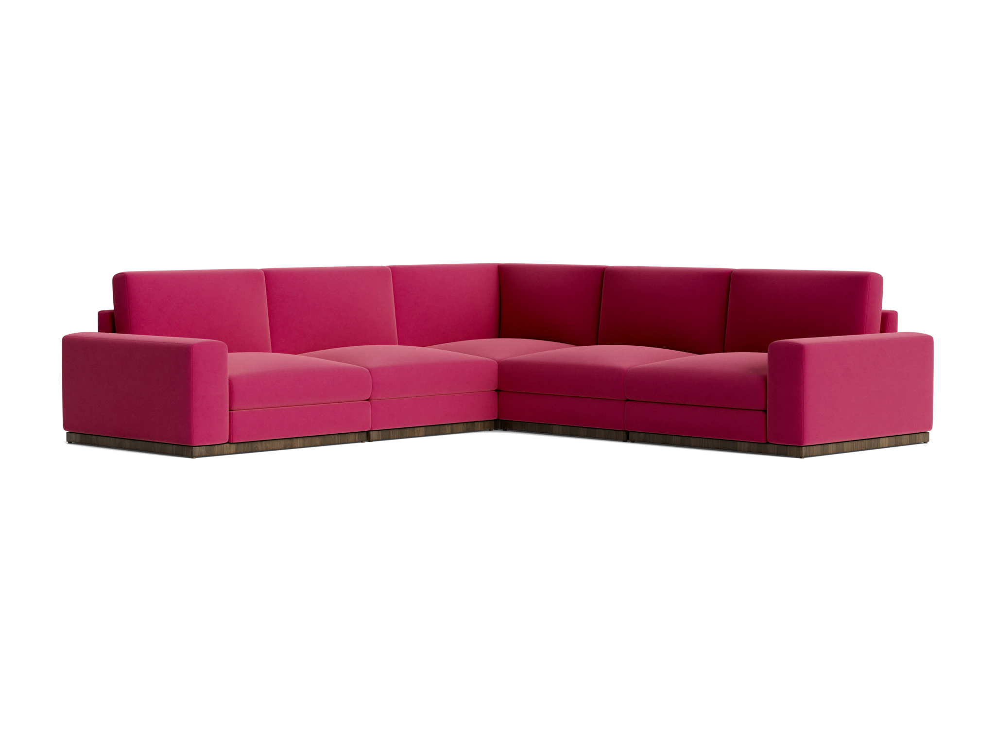 holt modular corner sectional royale berry