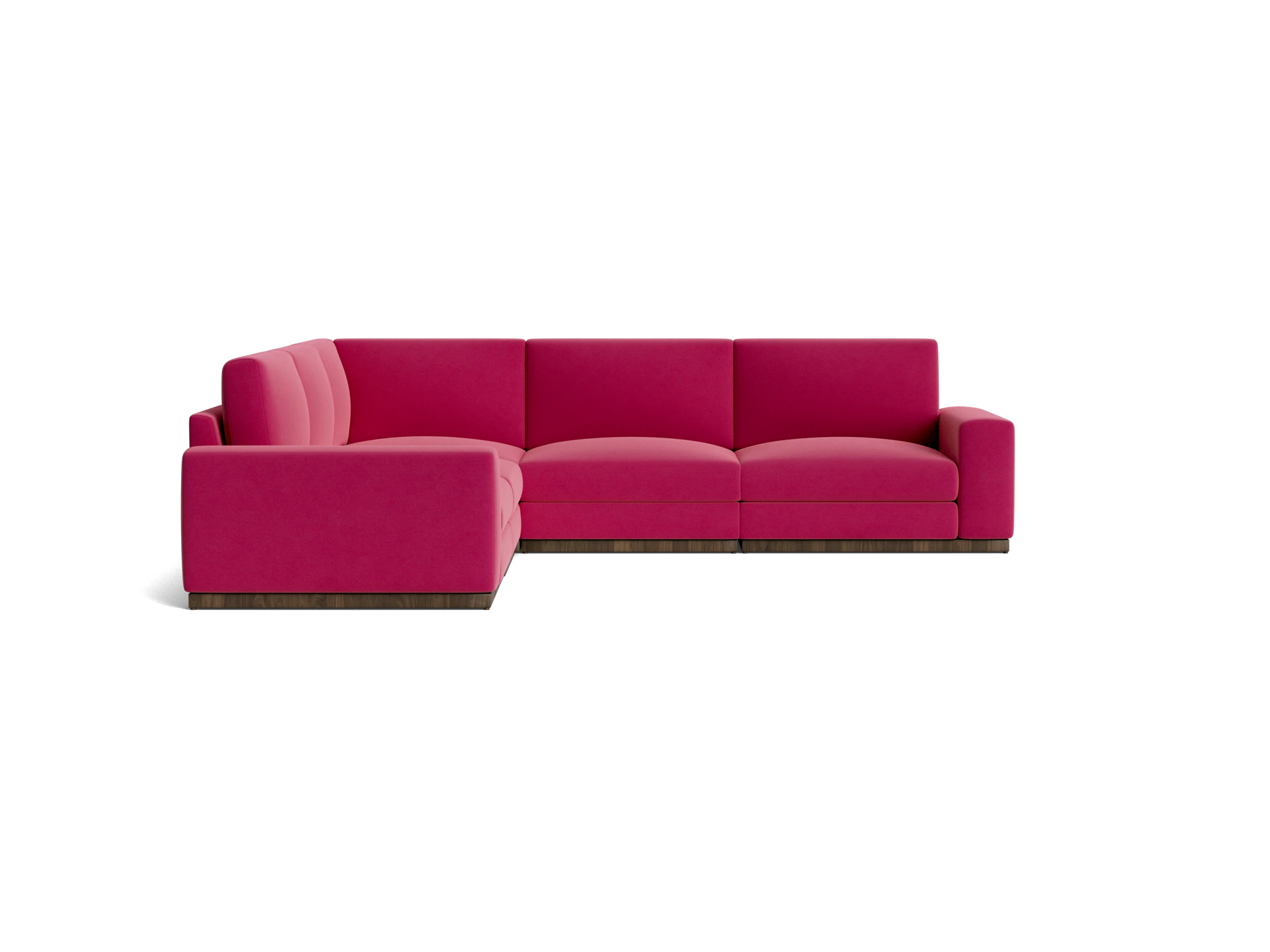 holt modular corner sectional royale berry
