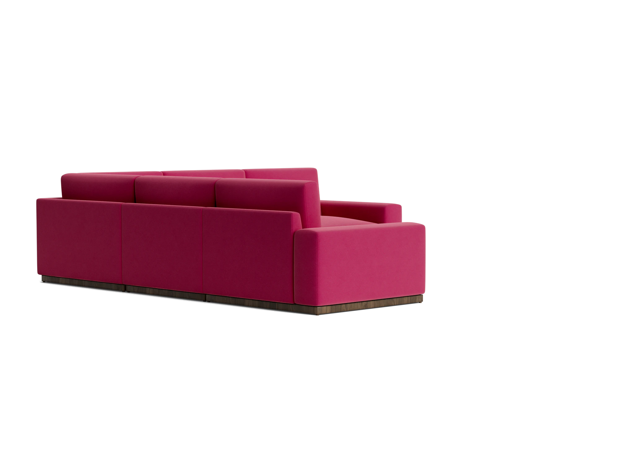 holt modular corner sectional royale berry