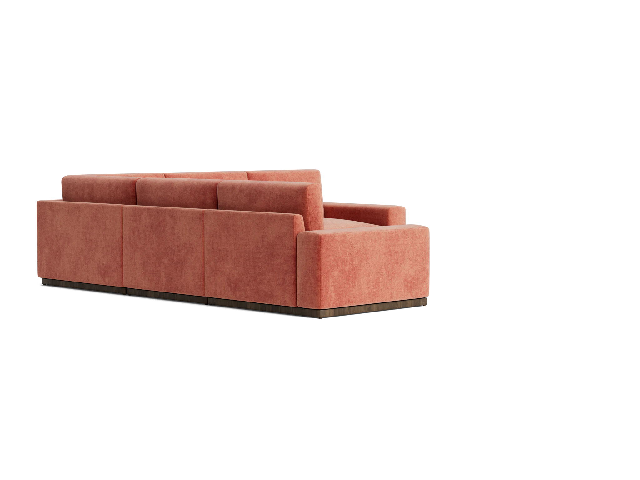 holt modular corner sectional plush terra rose