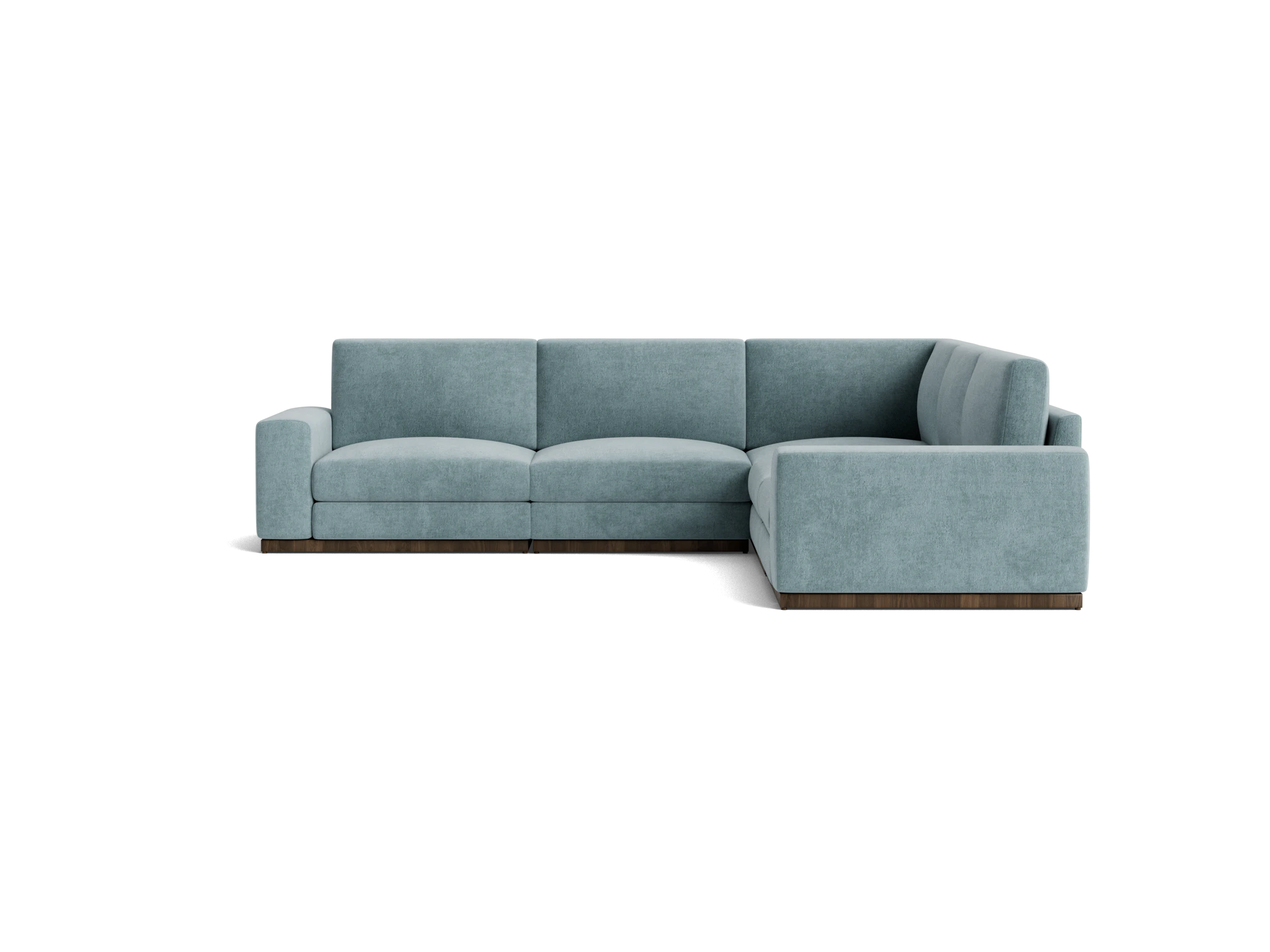 holt modular corner sectional plush mist