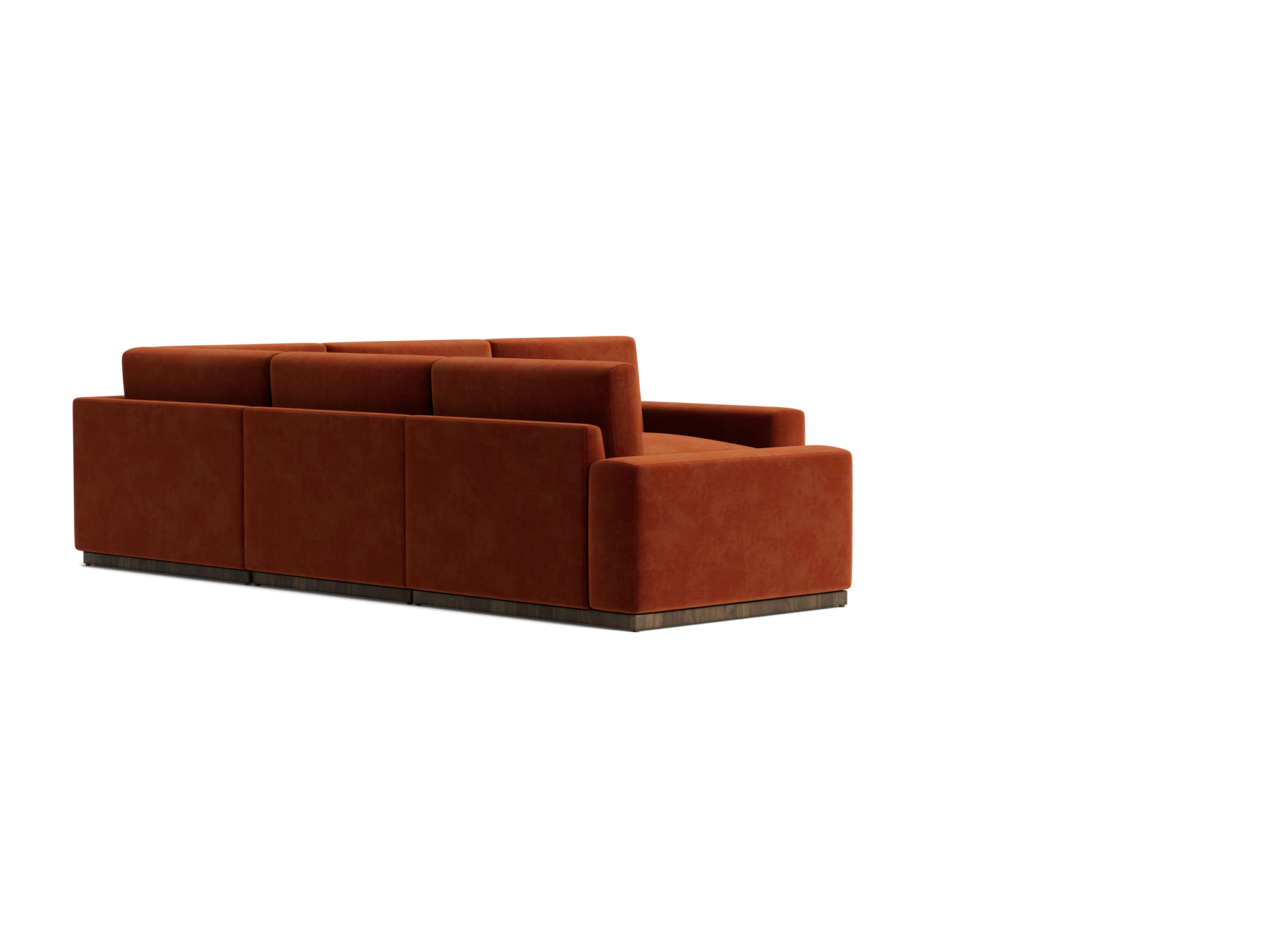holt modular corner sectional harper cinnamon