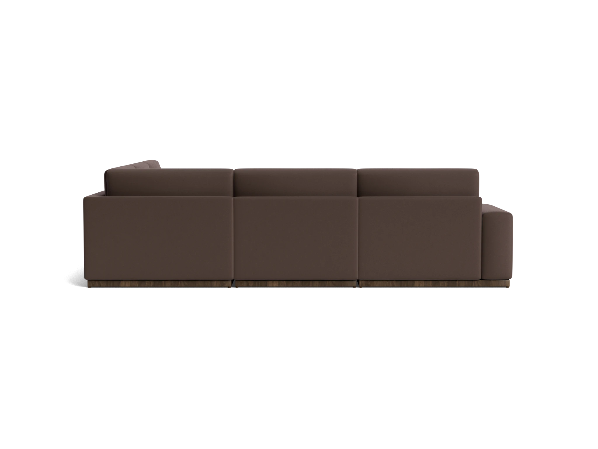 holt modular corner sectional washed california shadow