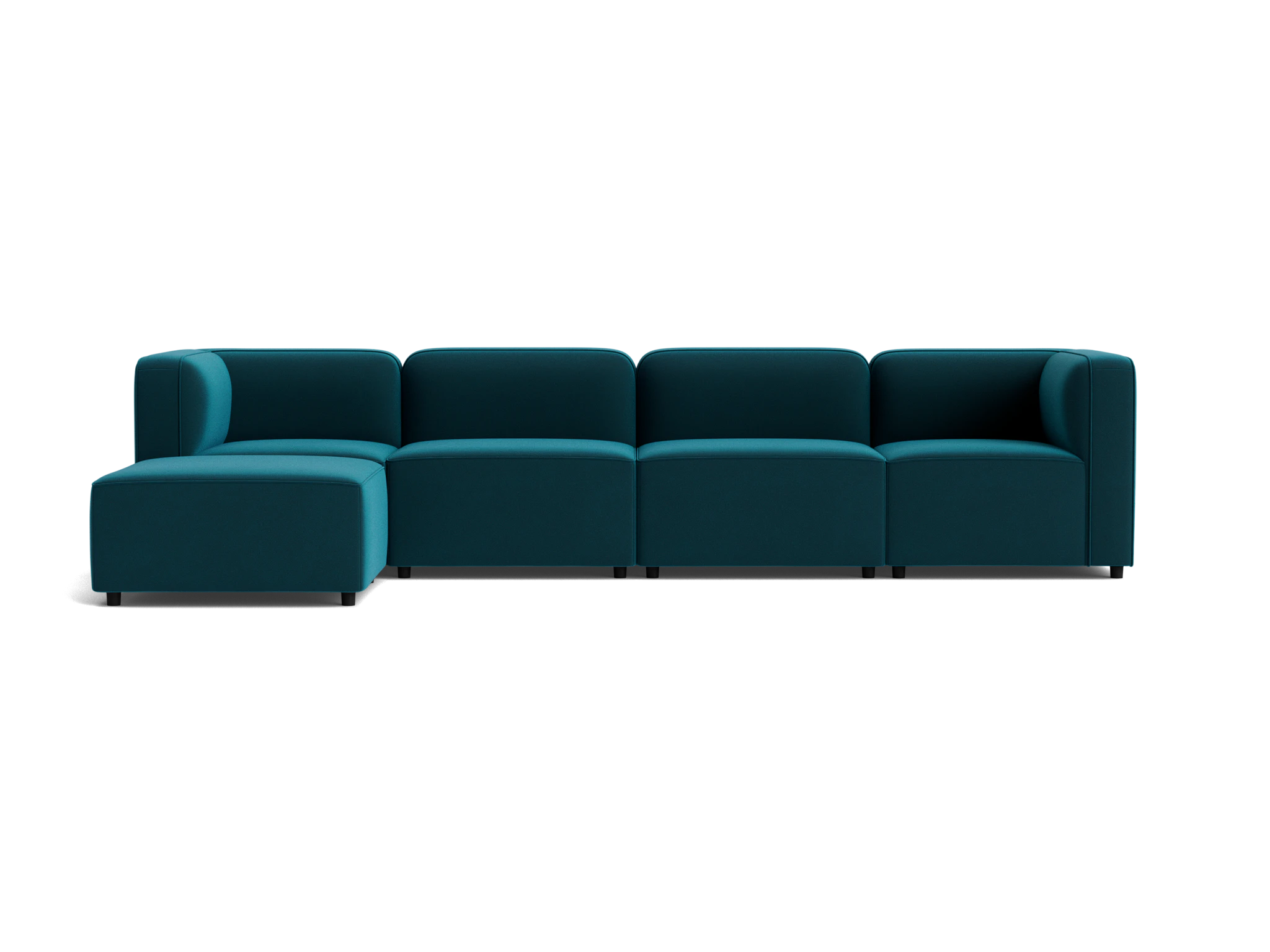 logan modular grand sectional royale peacock