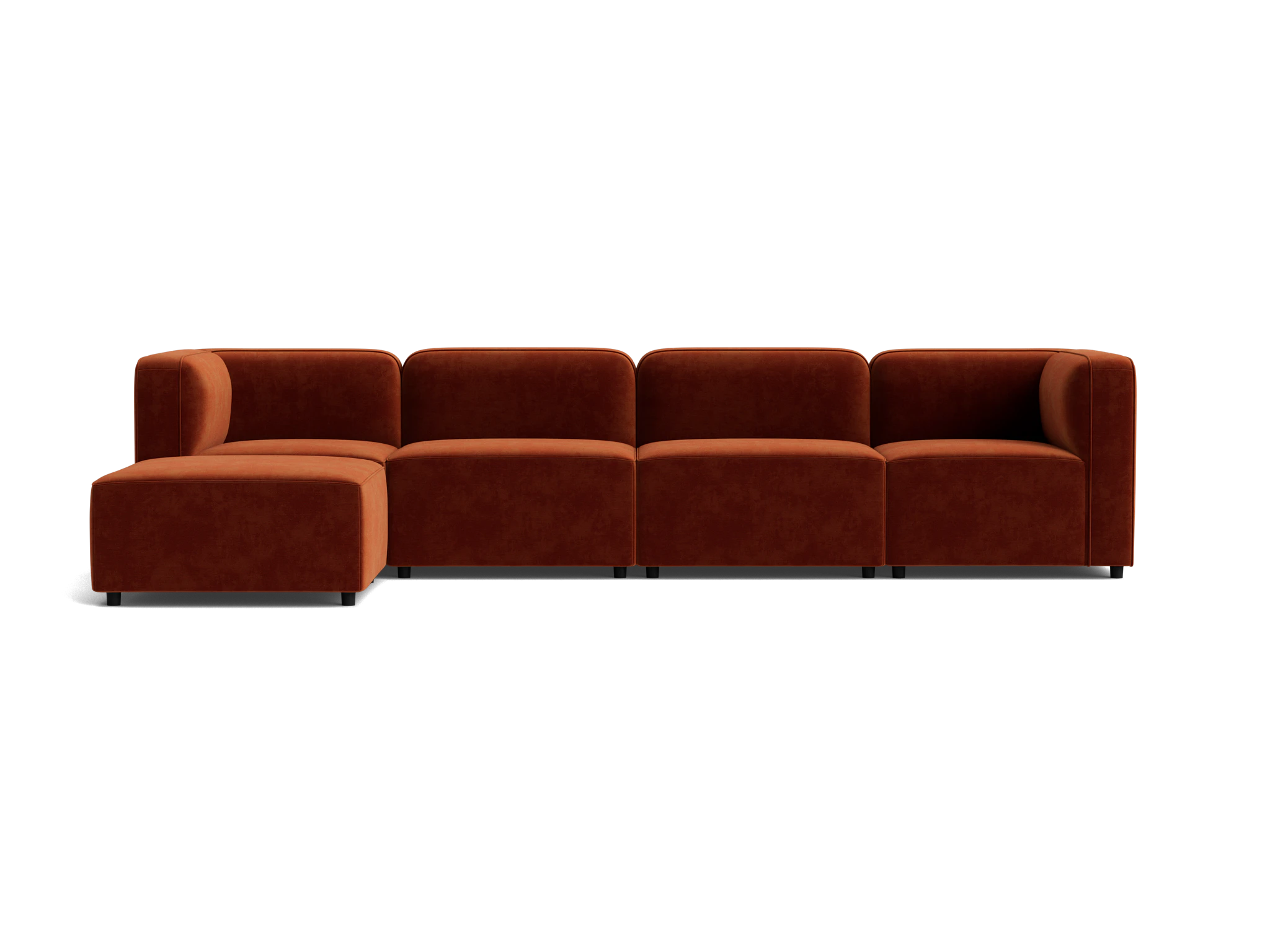 logan modular grand sectional harper cinnamon