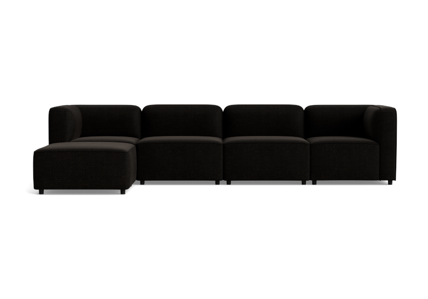 logan modular grand sectional milo onyx