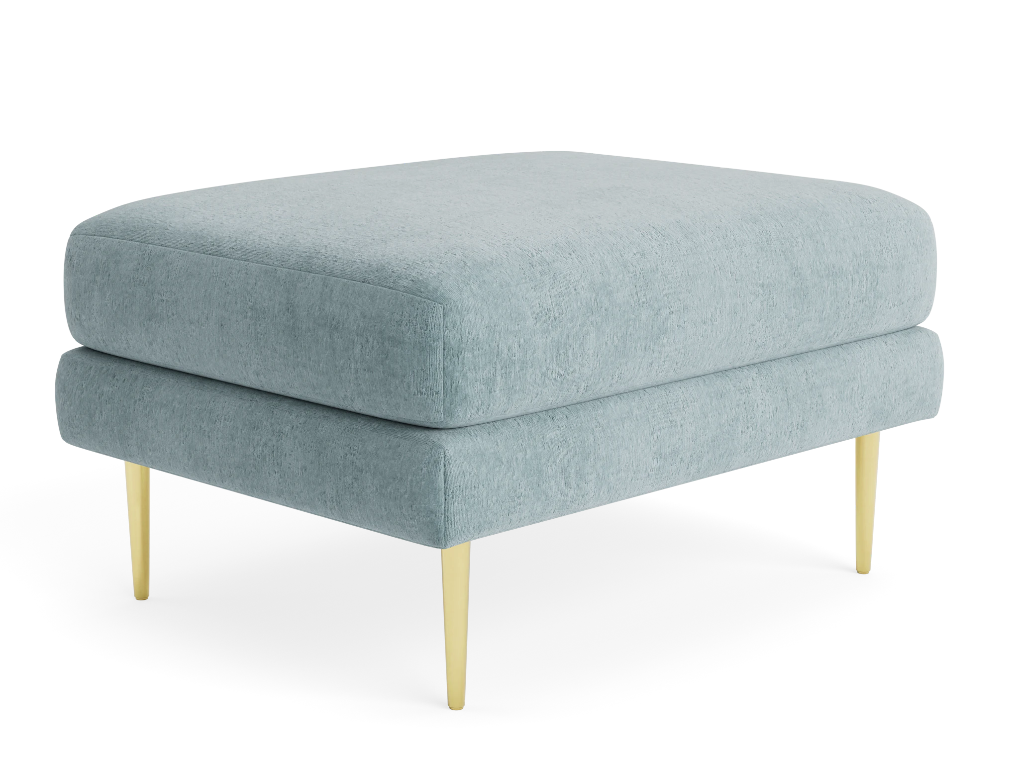 aime ottoman plush mist