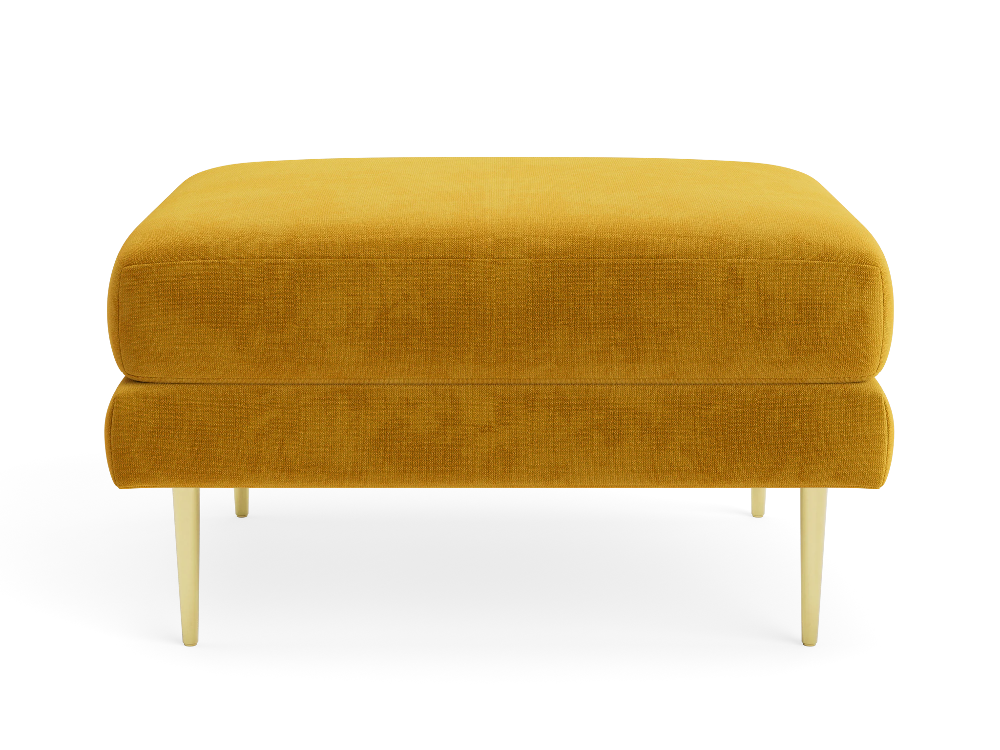 aime ottoman harper amber gold