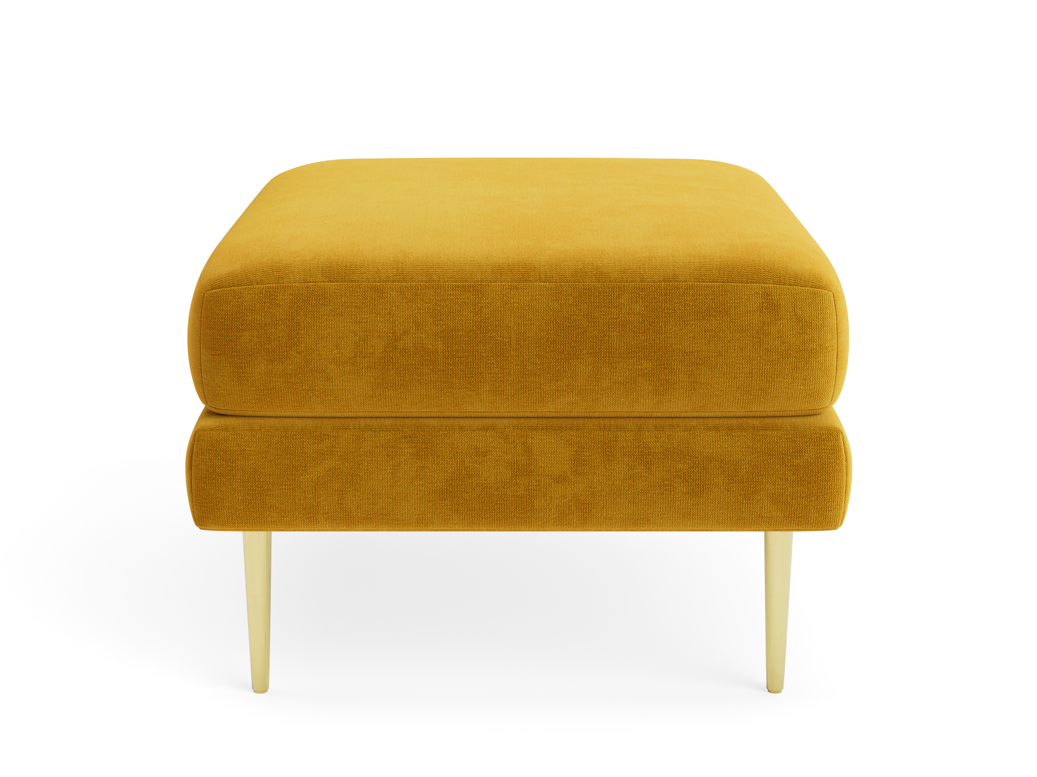 aime ottoman harper amber gold