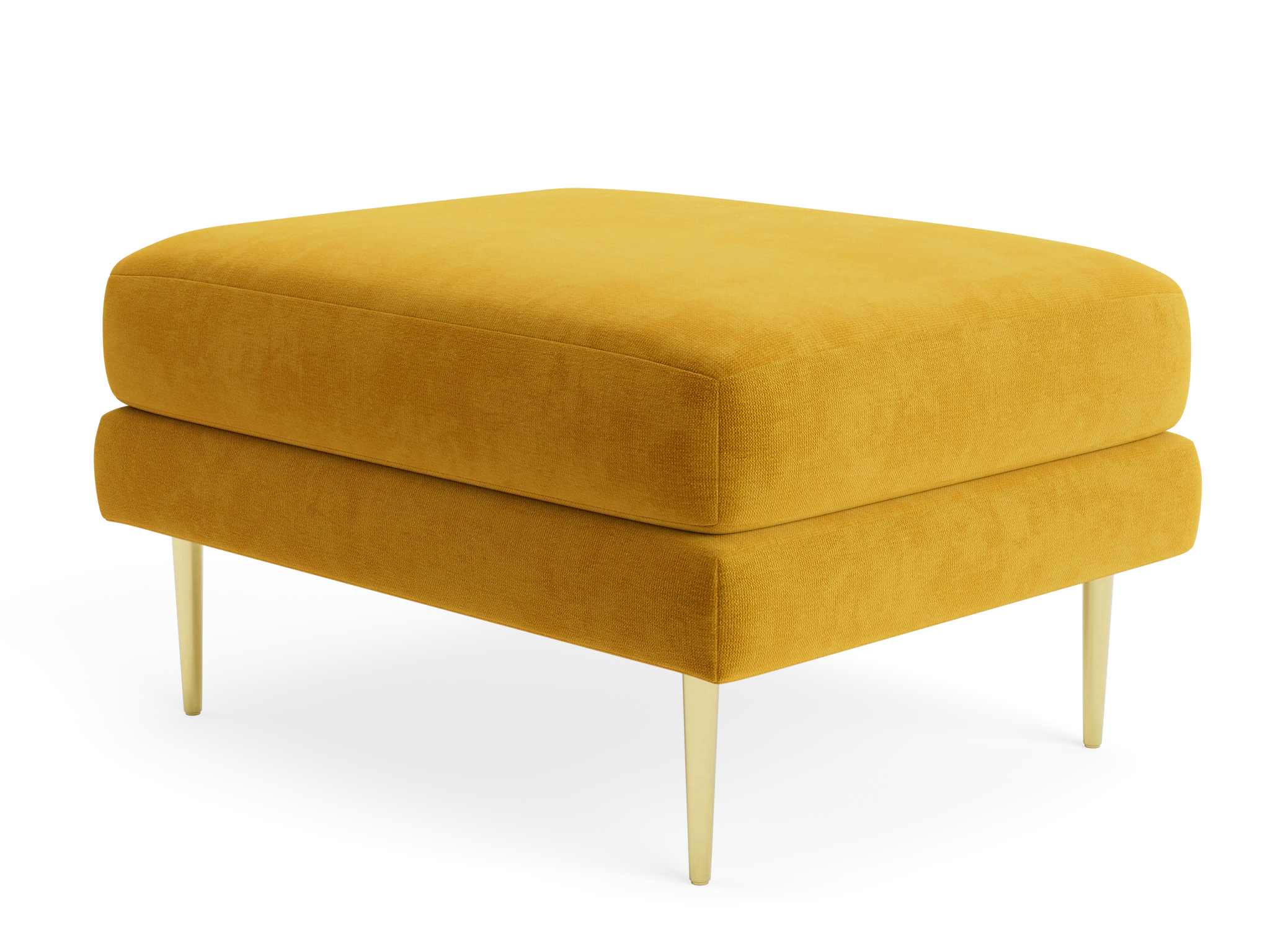 aime ottoman harper amber gold