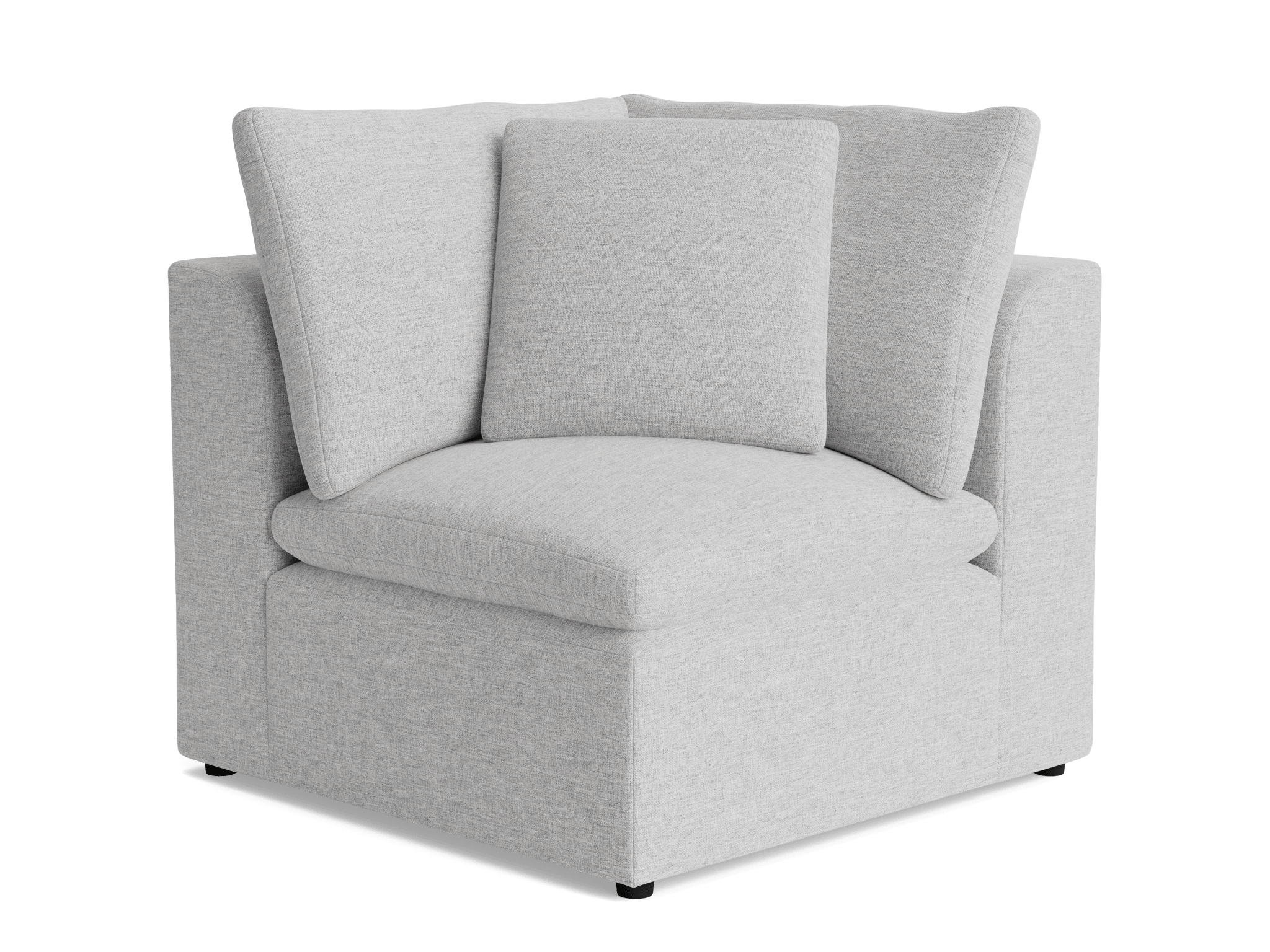 bryant petite corner chair milo dove