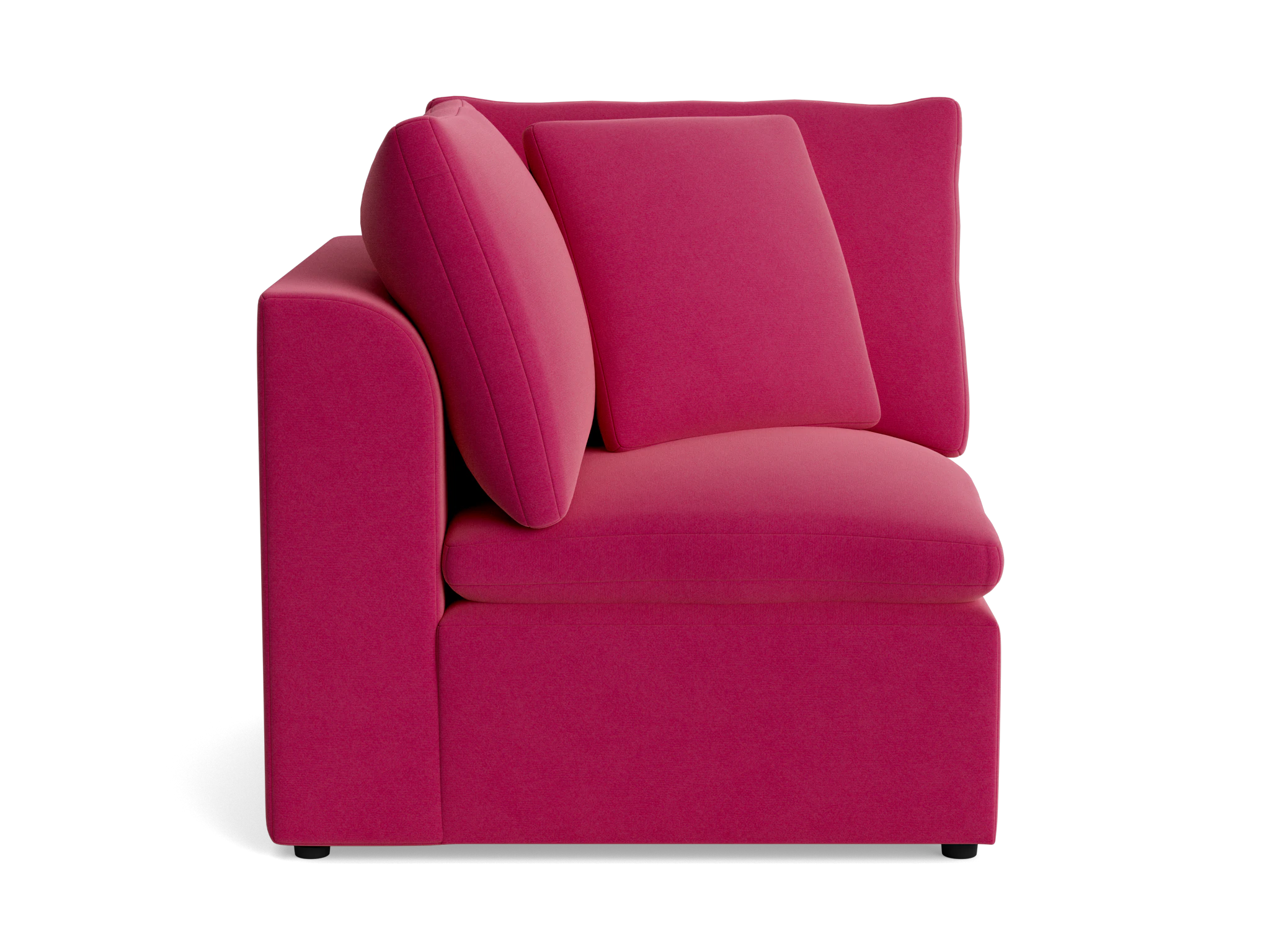 bryant petite corner chair royale berry