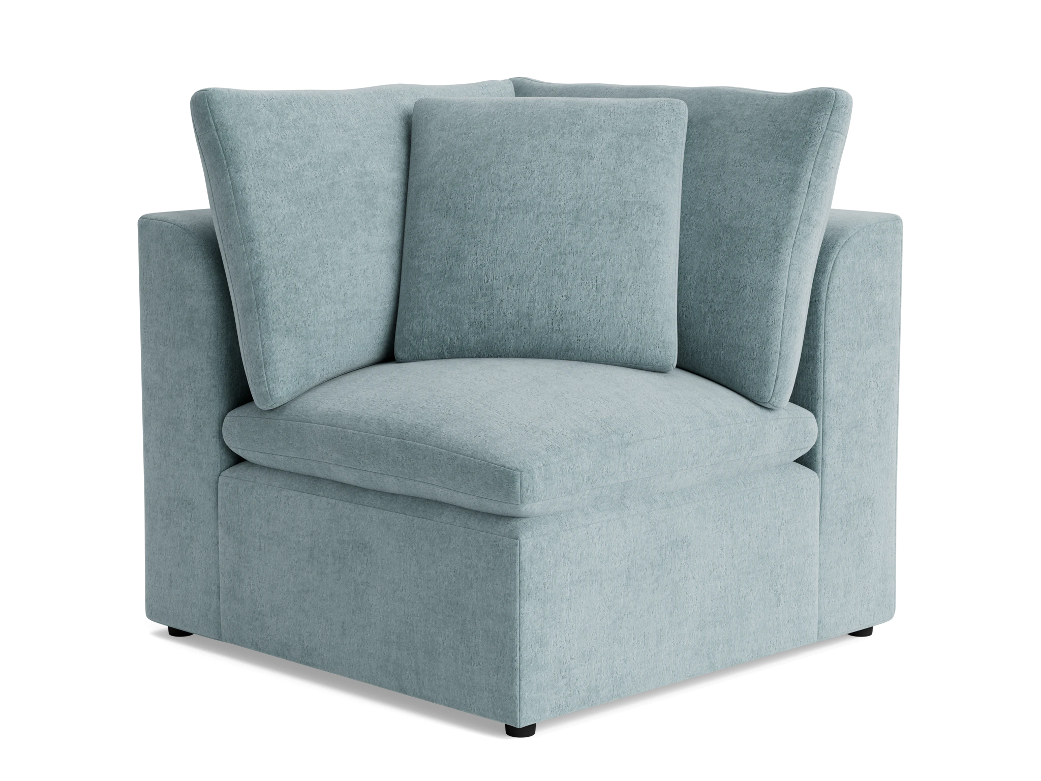 bryant petite corner chair plush mist