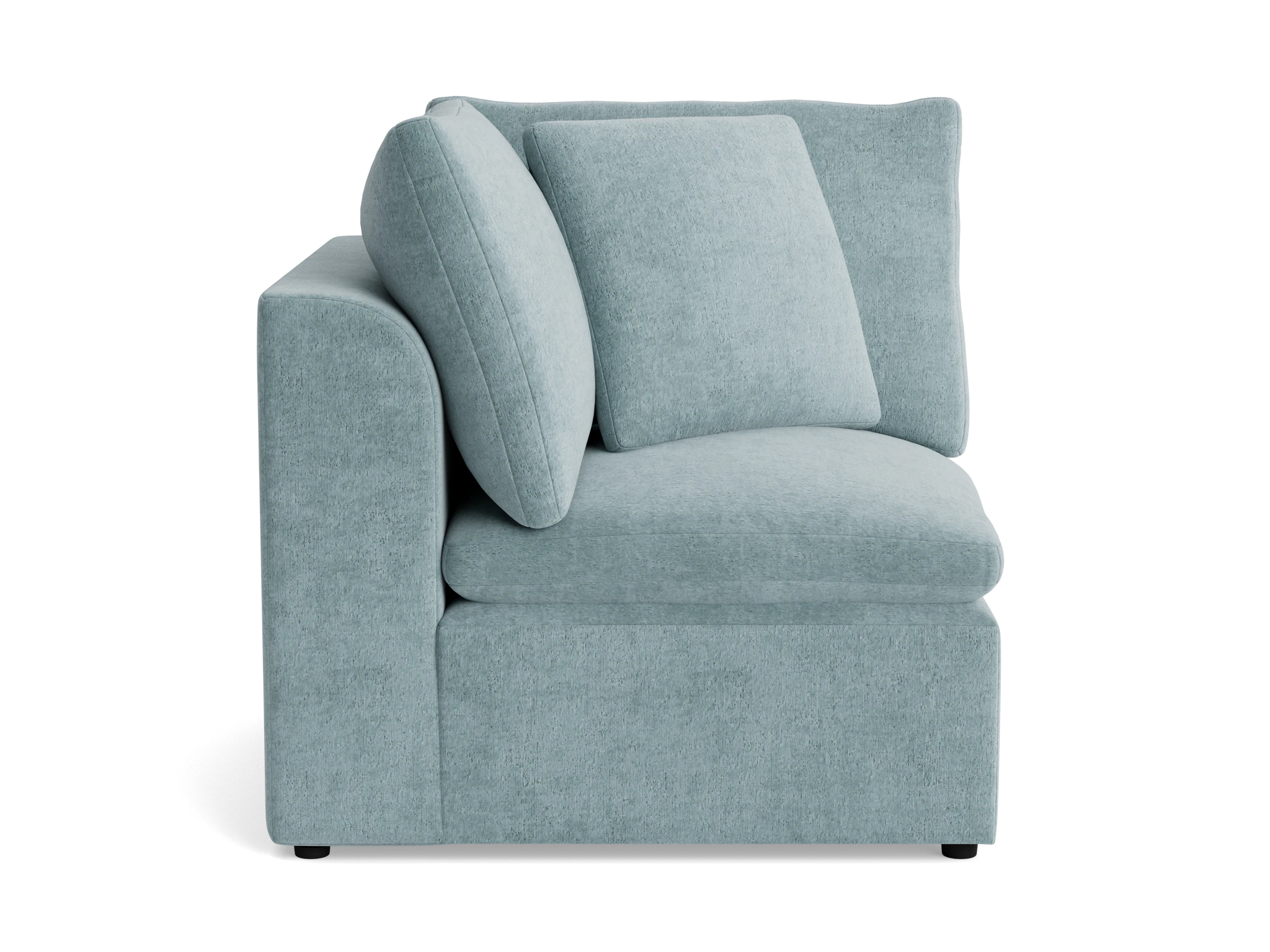 bryant petite corner chair plush mist