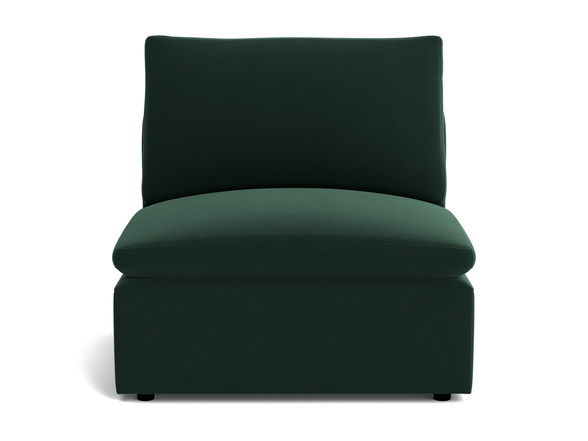 bryant petite armless chair royale evergreen