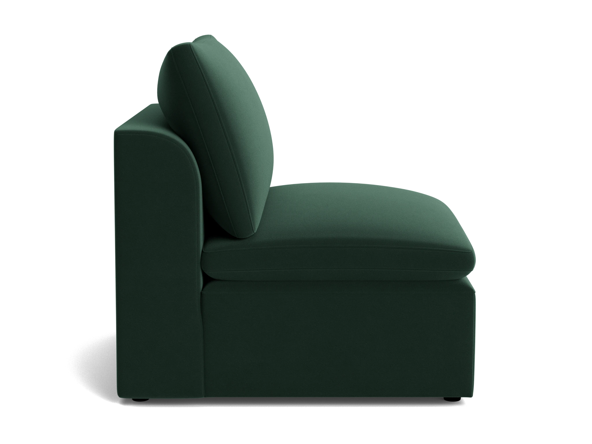bryant petite armless chair royale evergreen