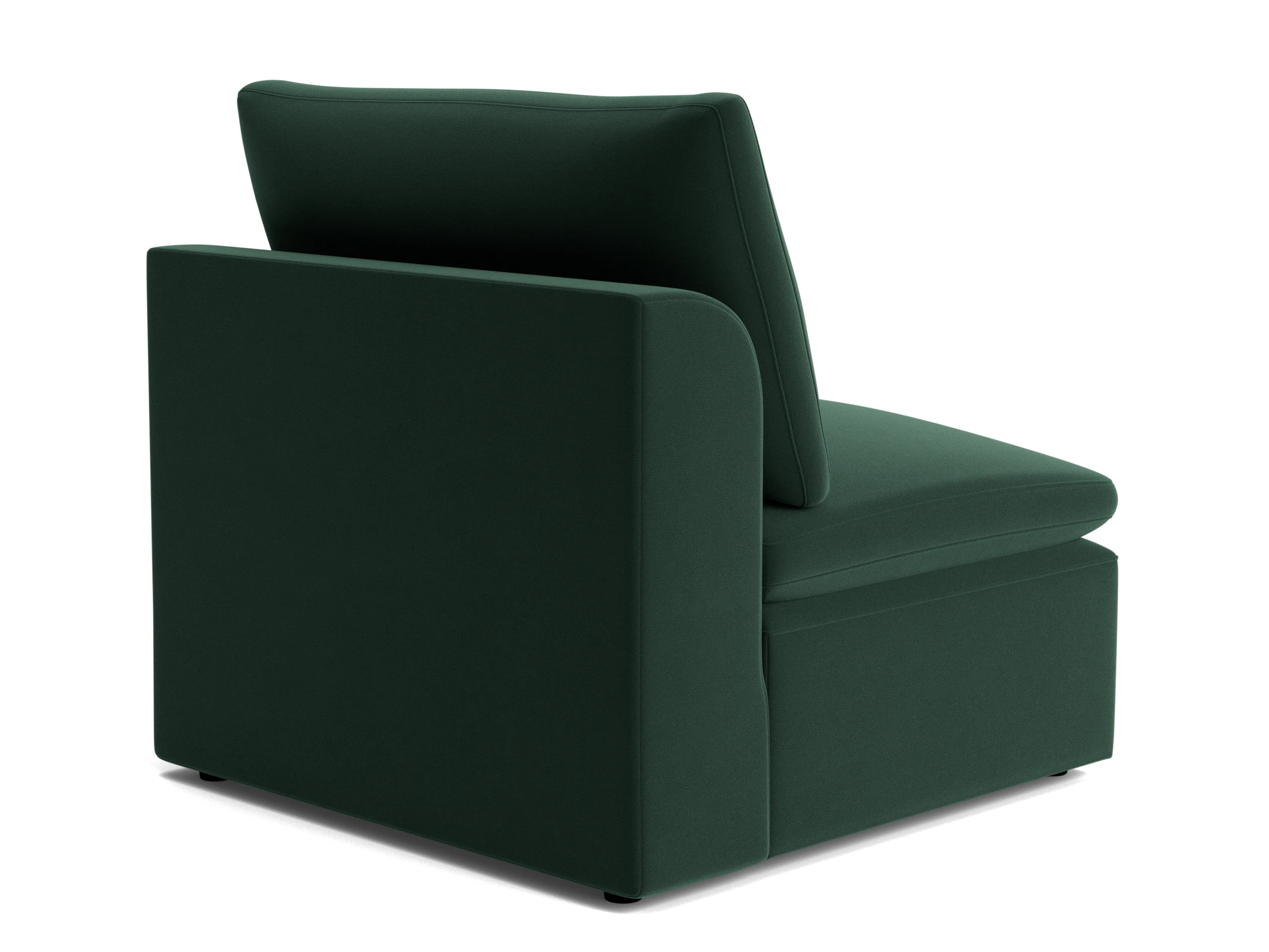 bryant petite armless chair royale evergreen