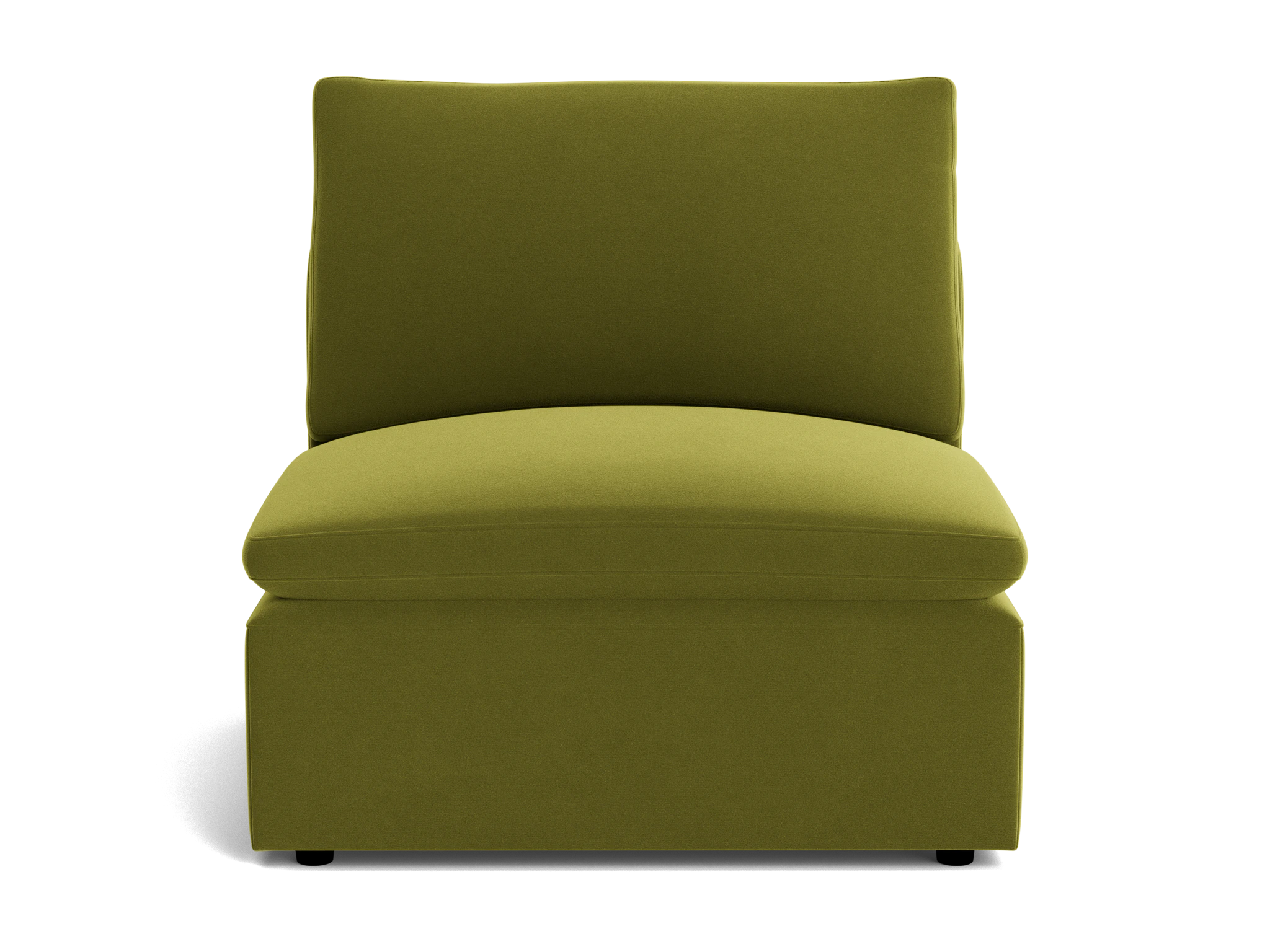 bryant petite armless chair royale apple