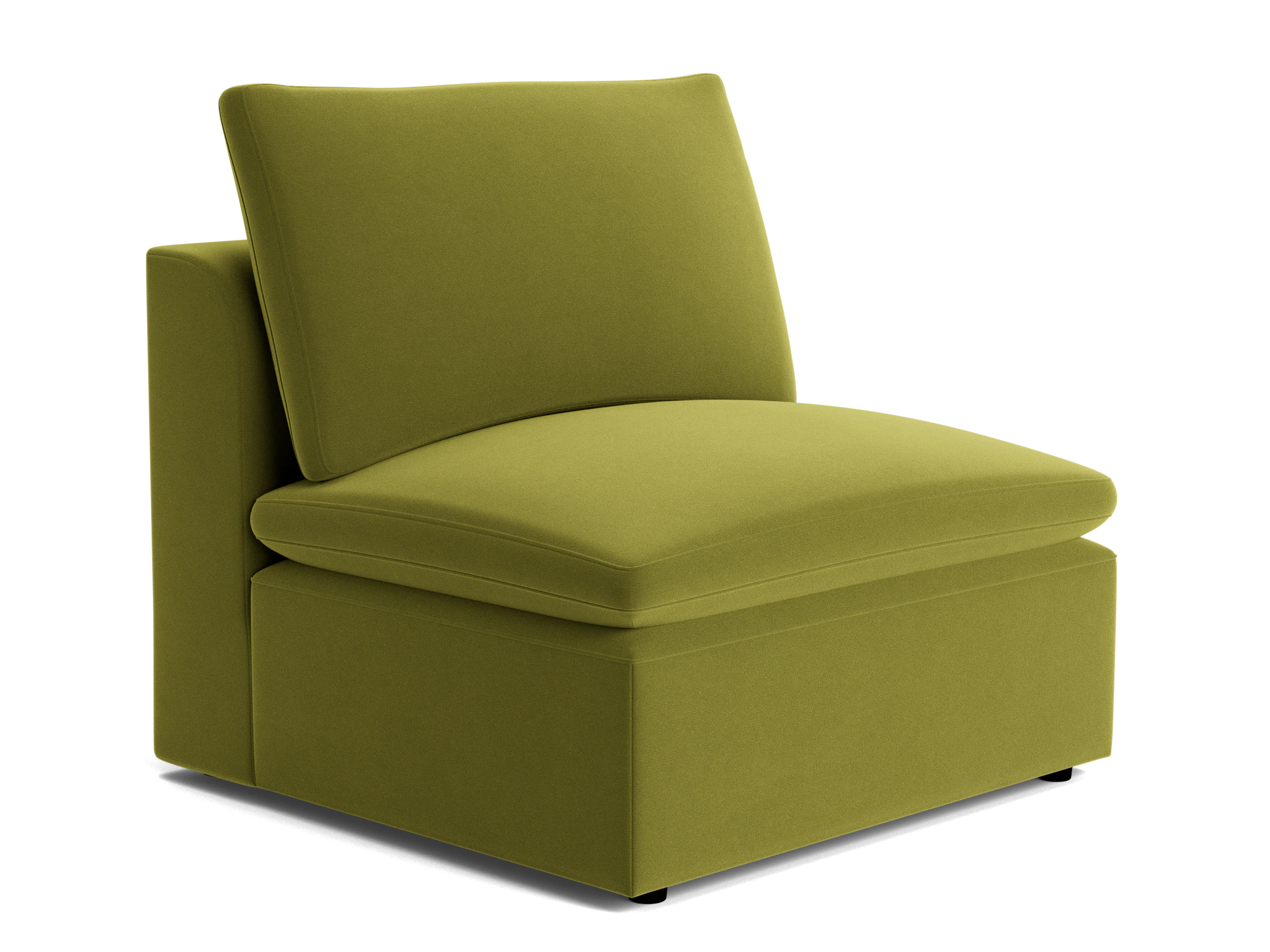 bryant petite armless chair royale apple