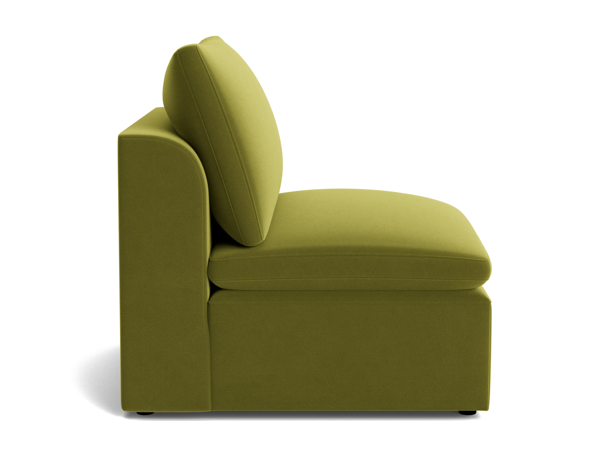 bryant petite armless chair royale apple