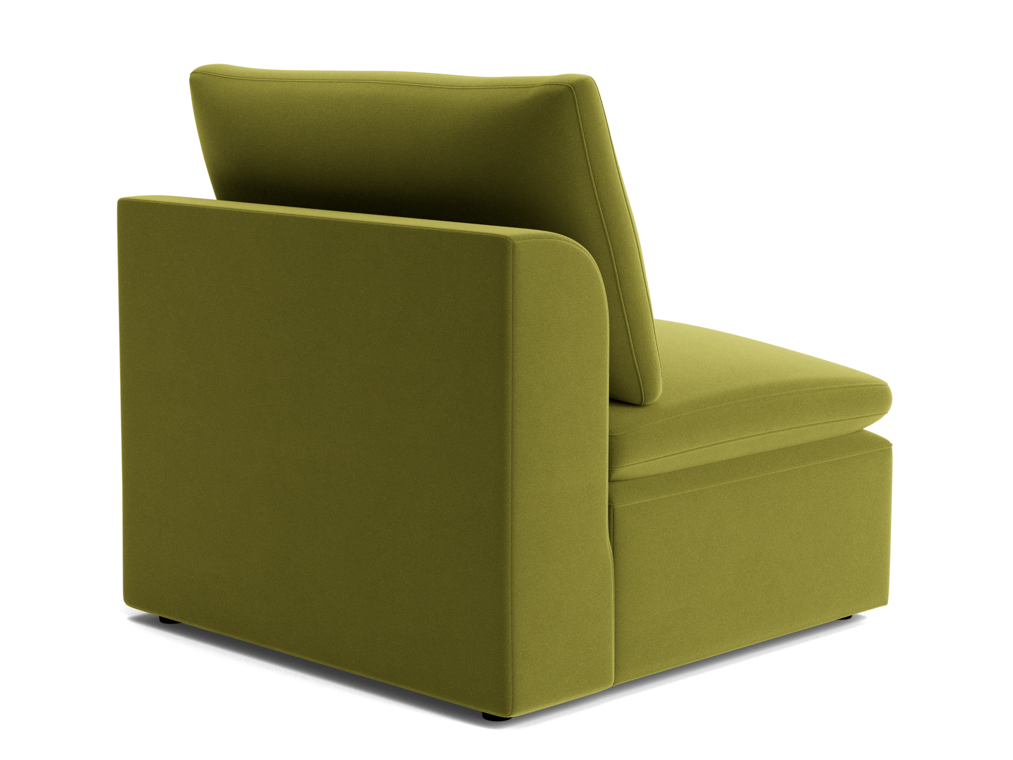 bryant petite armless chair royale apple