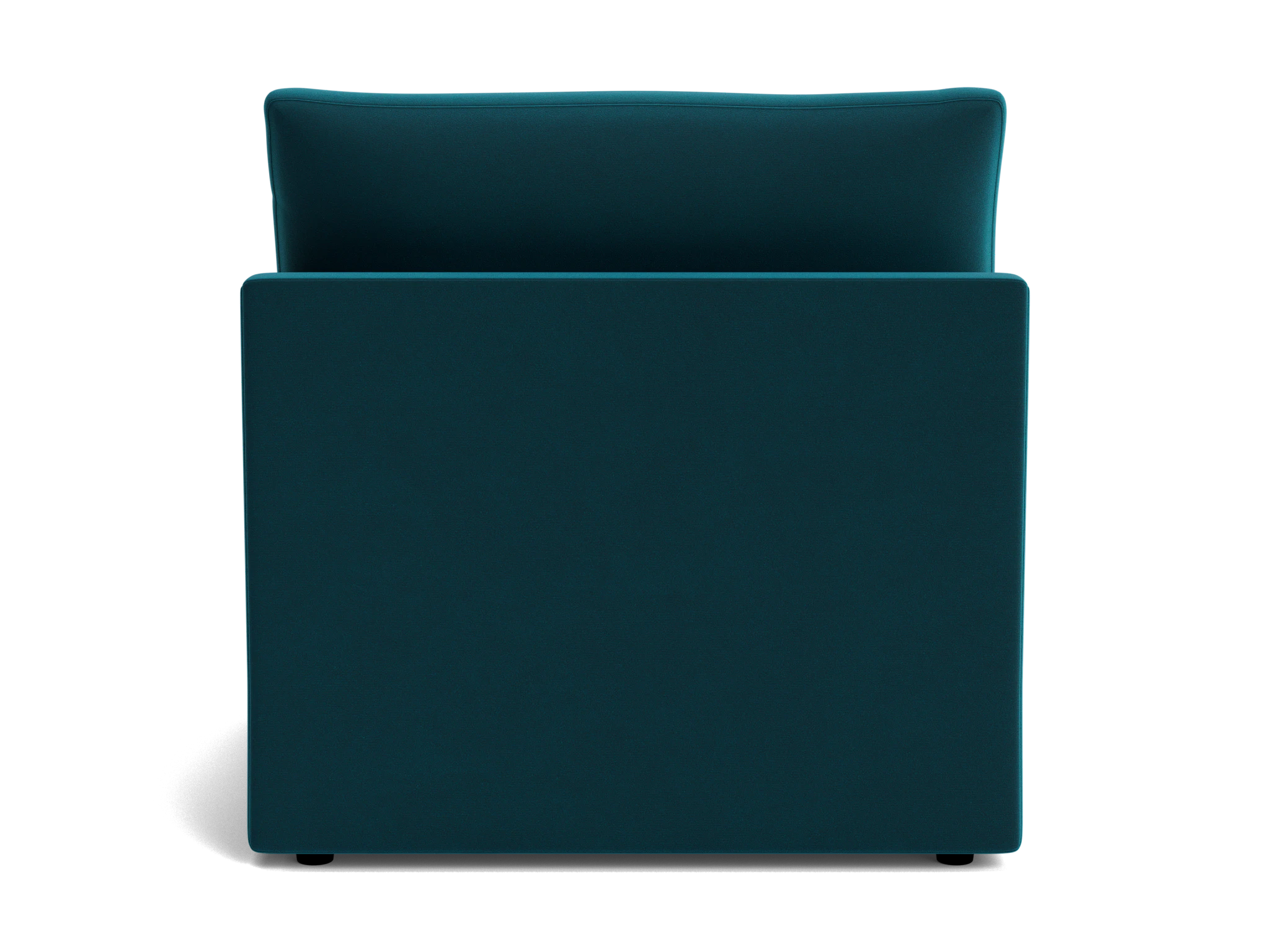 bryant petite armless chair royale peacock