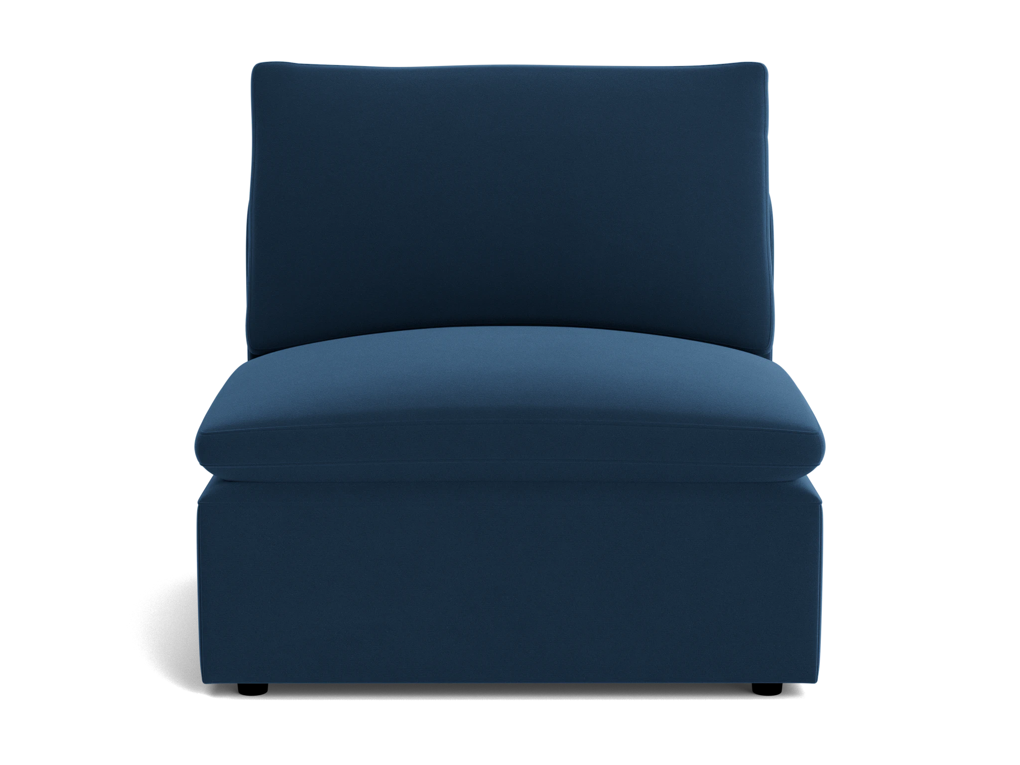 bryant petite armless chair royale cobalt
