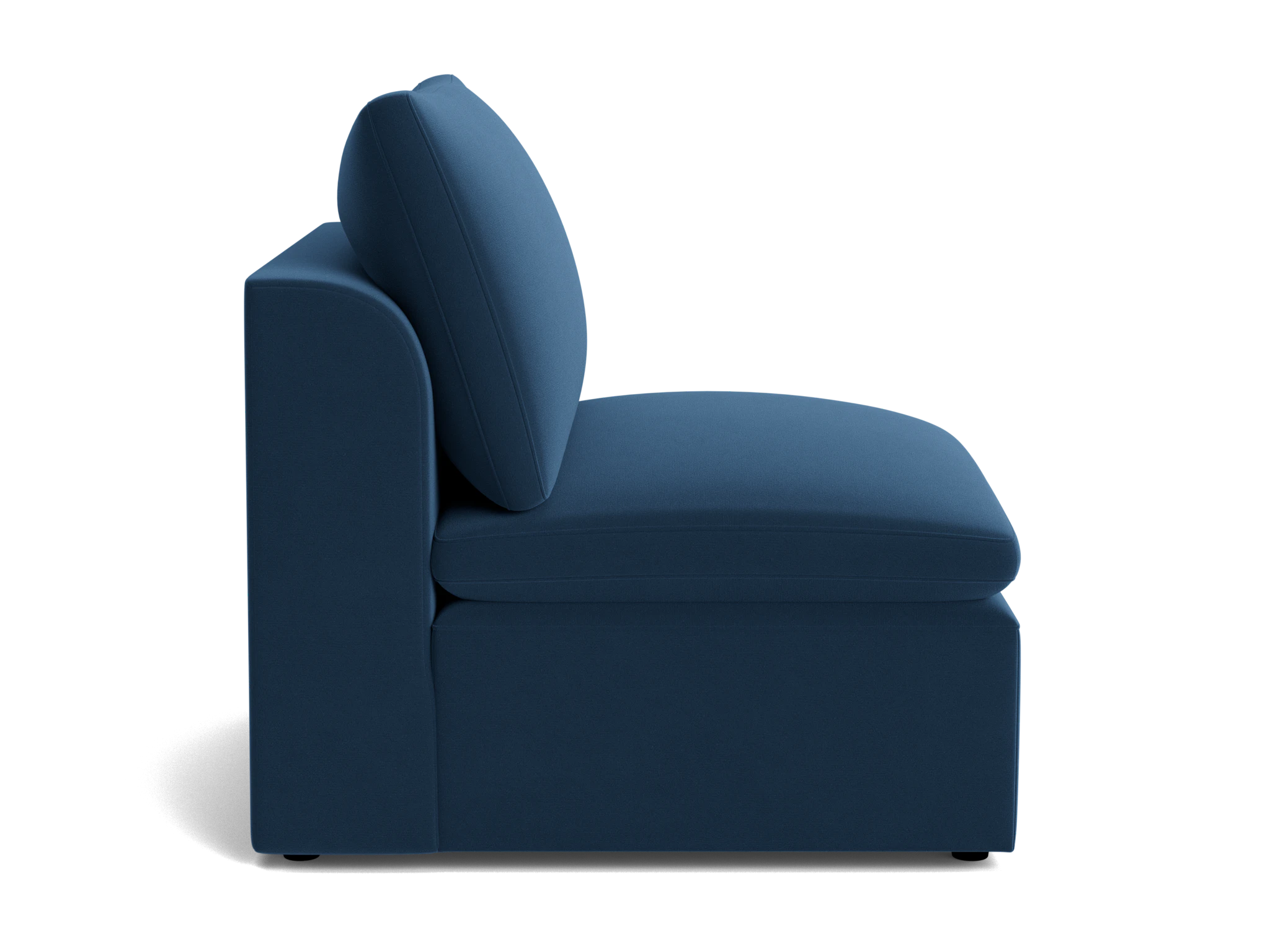 bryant petite armless chair royale cobalt