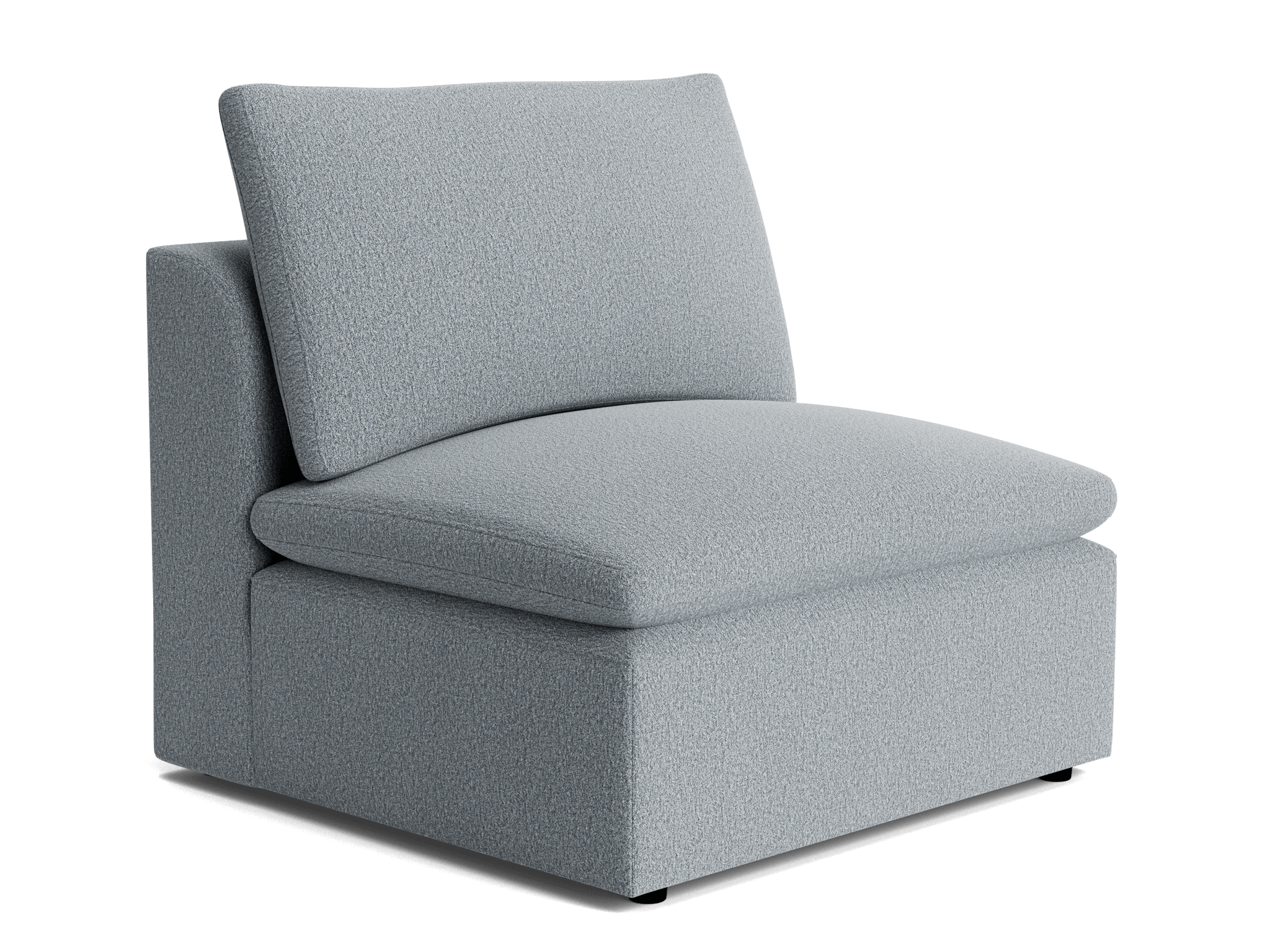 bryant petite armless chair synergy pewter