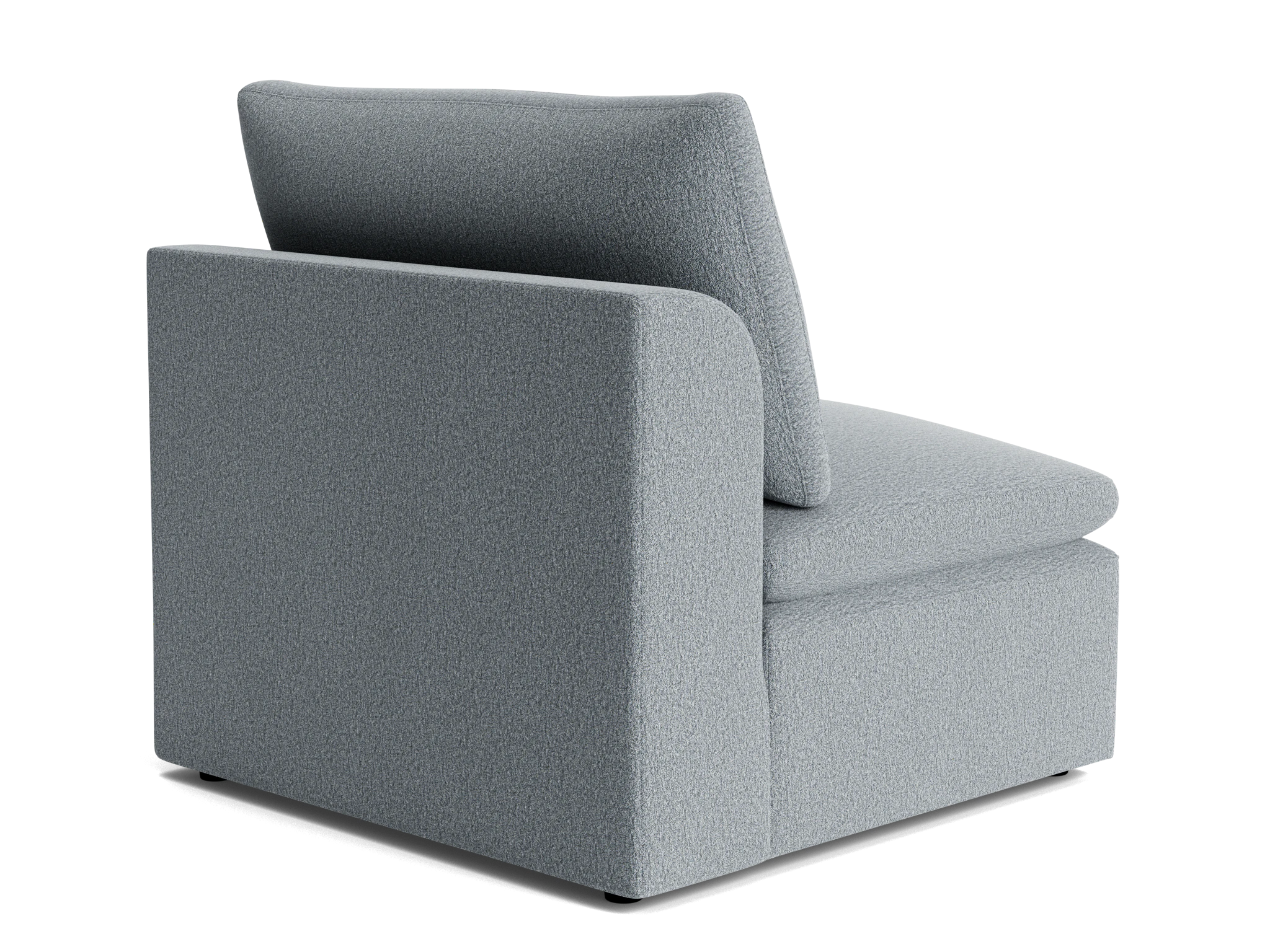 bryant petite armless chair synergy pewter